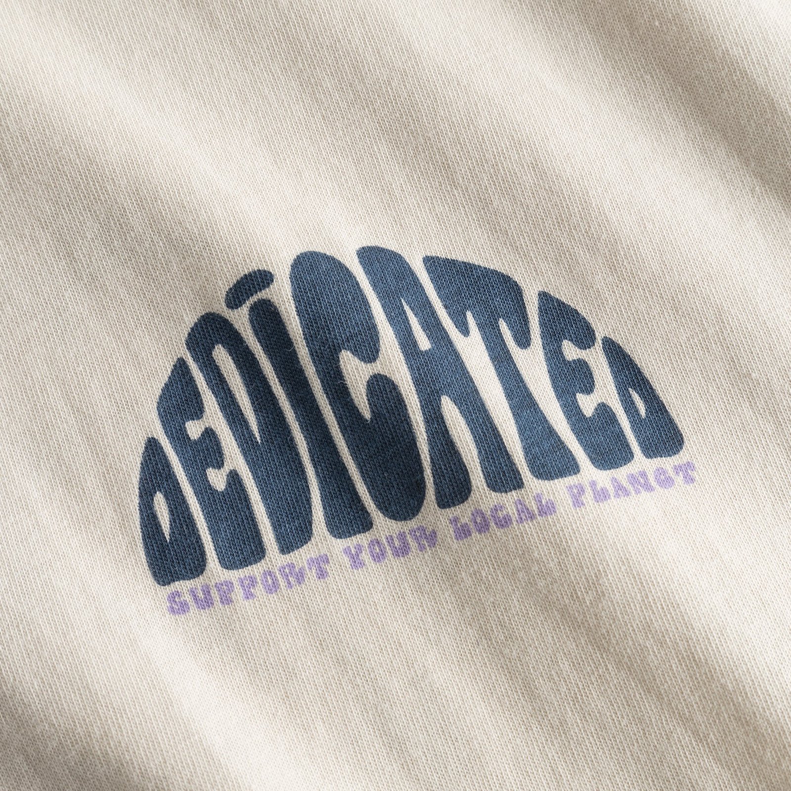 T-shirt Stockholm Rising Logo Oat White