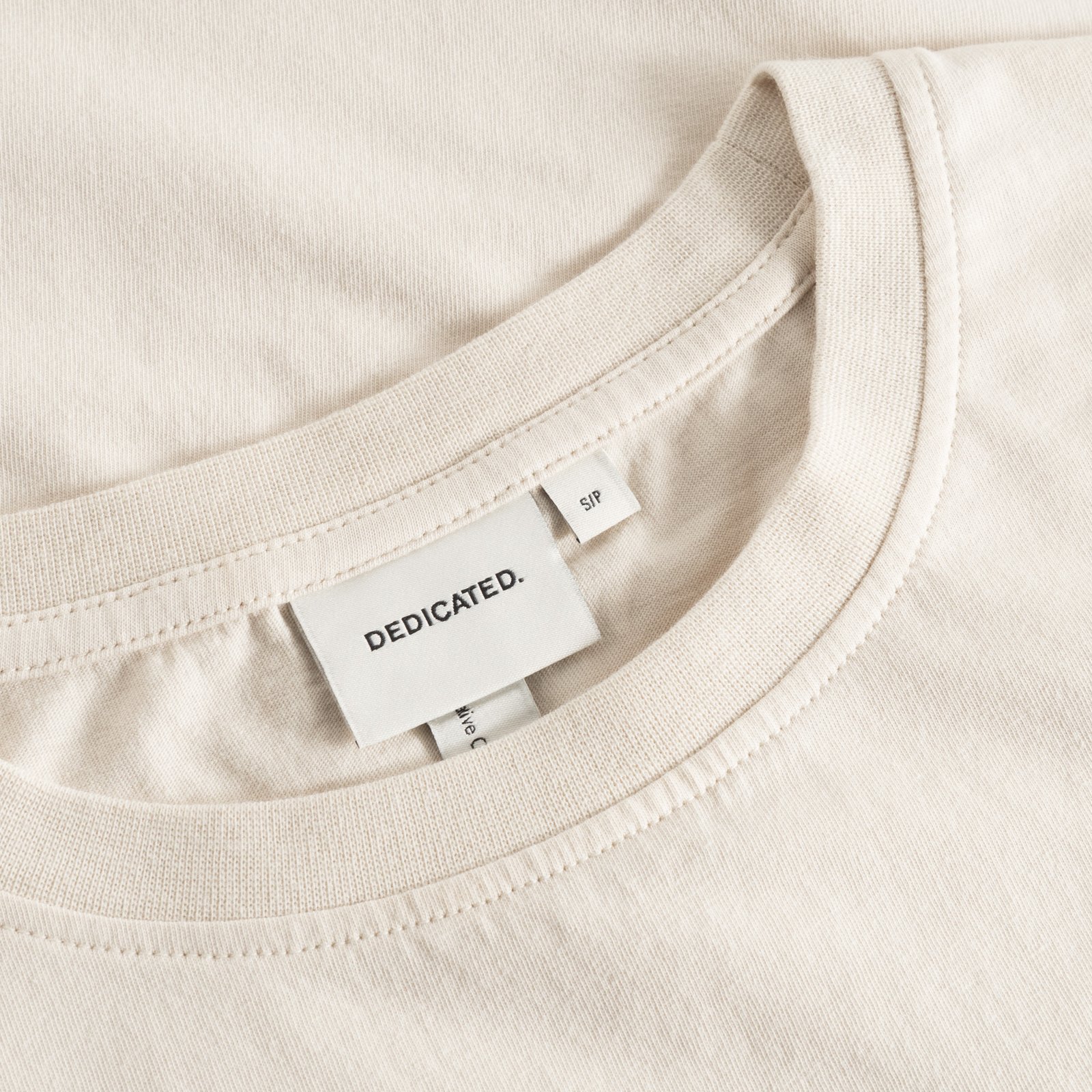 T-shirt Vadstena Thistle EMB Oat White