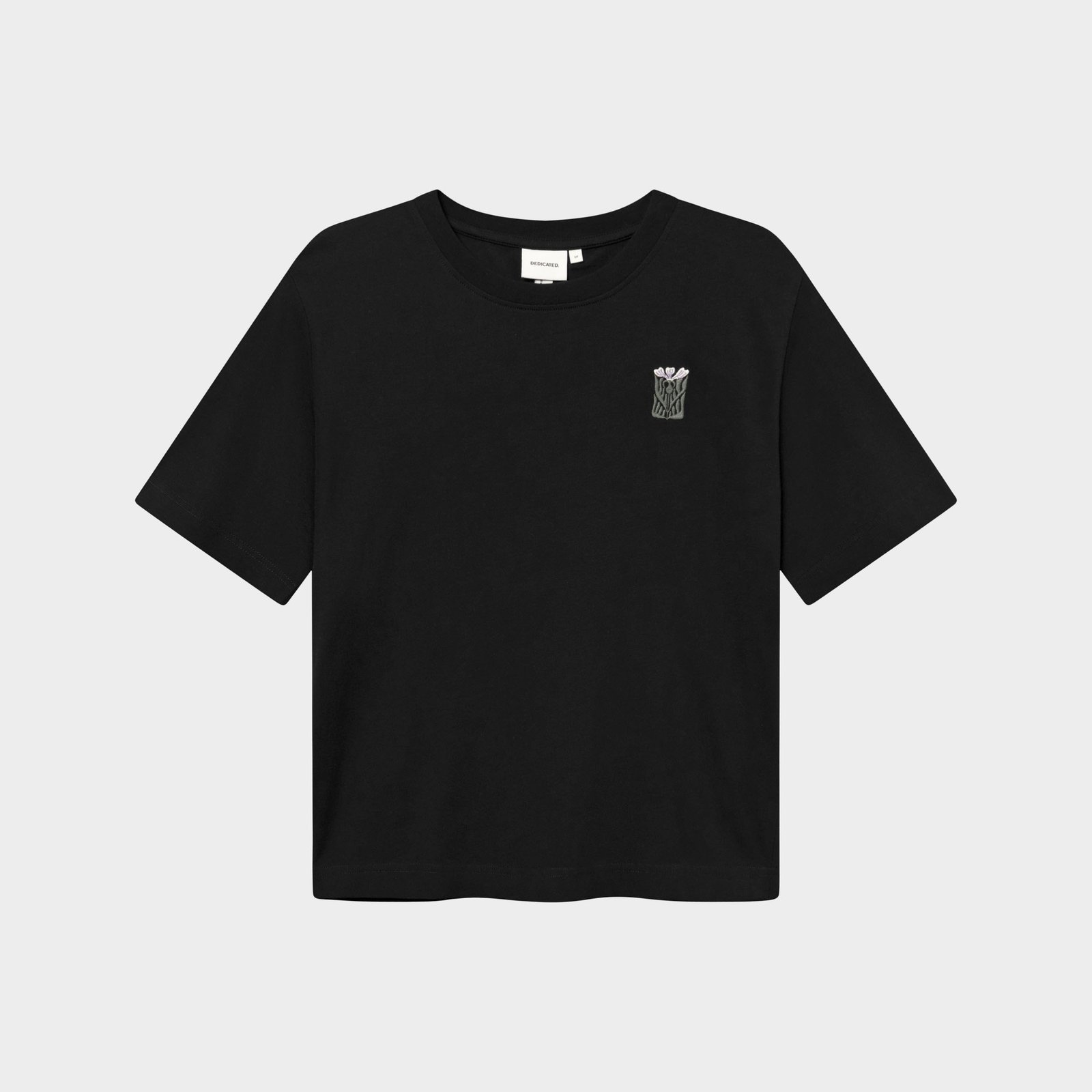 T-shirt Vadstena Thistle EMB Black