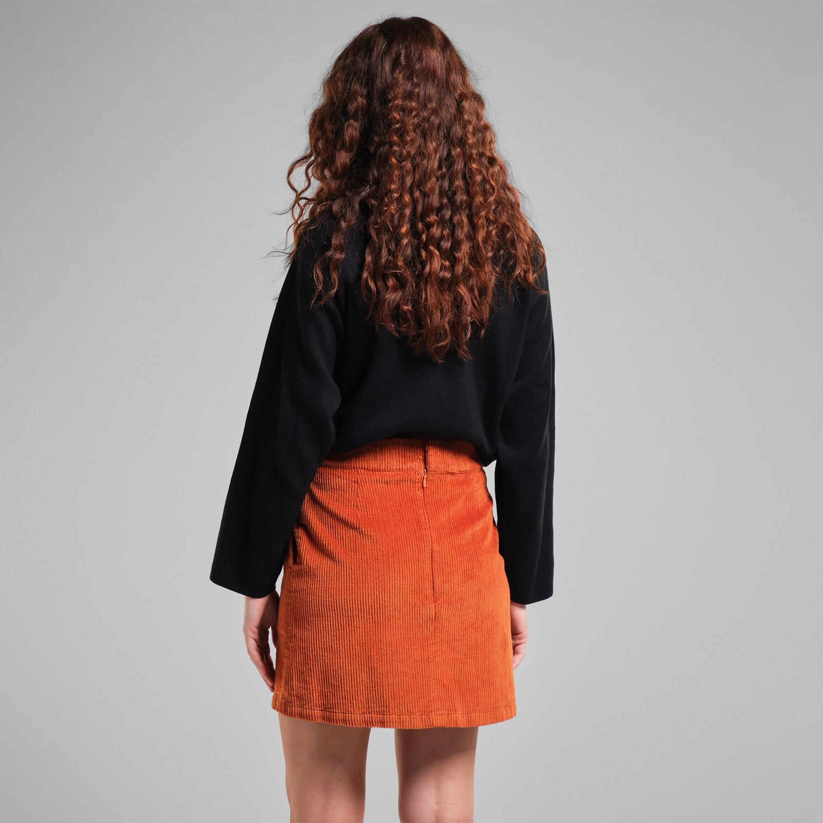 Skirt Majorna Corduroy Cinnamon Orange