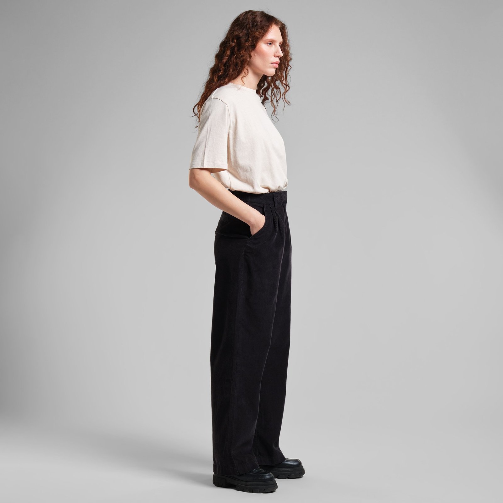 Pants Vickleby Corduroy Black