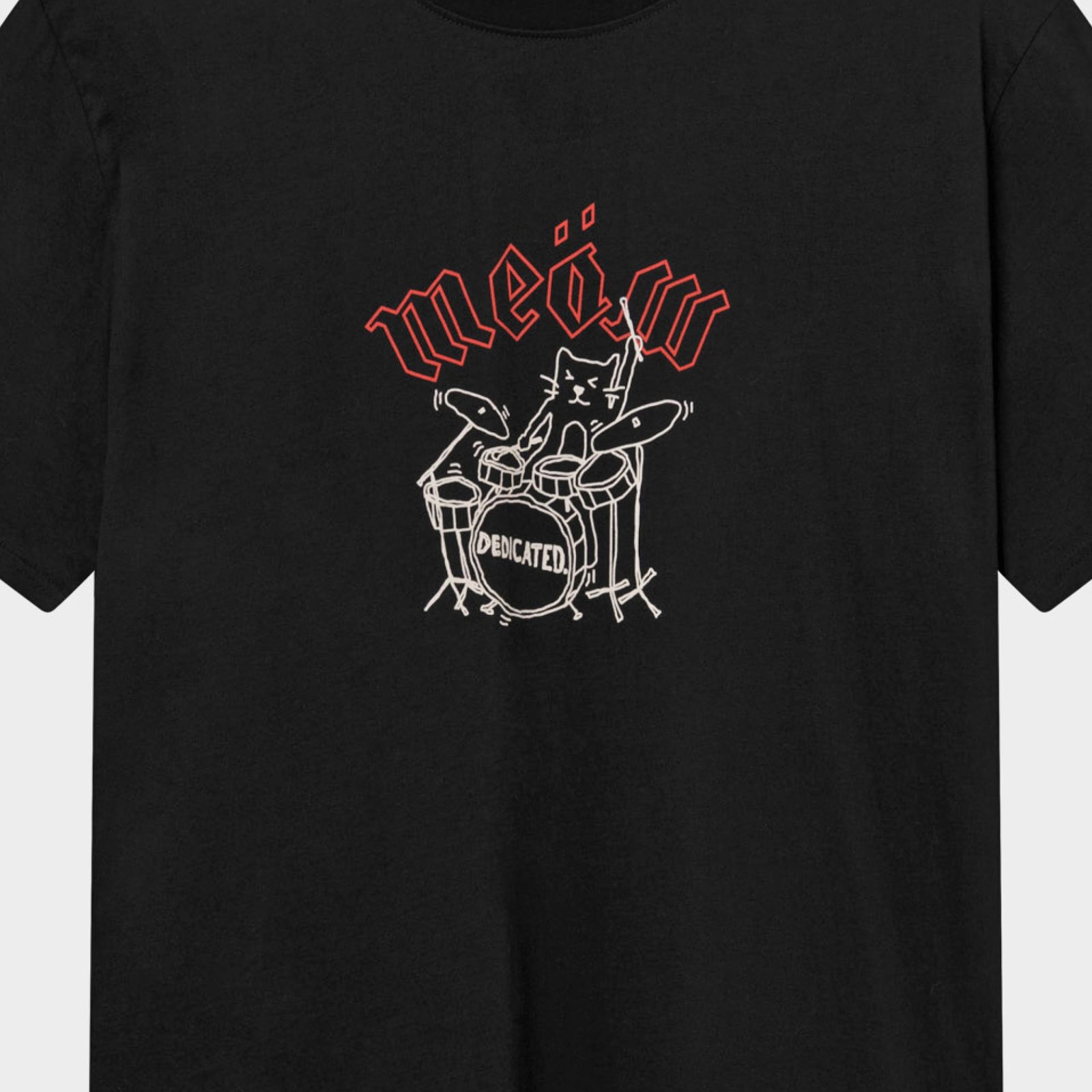 T-shirt Stockholm Meow Black