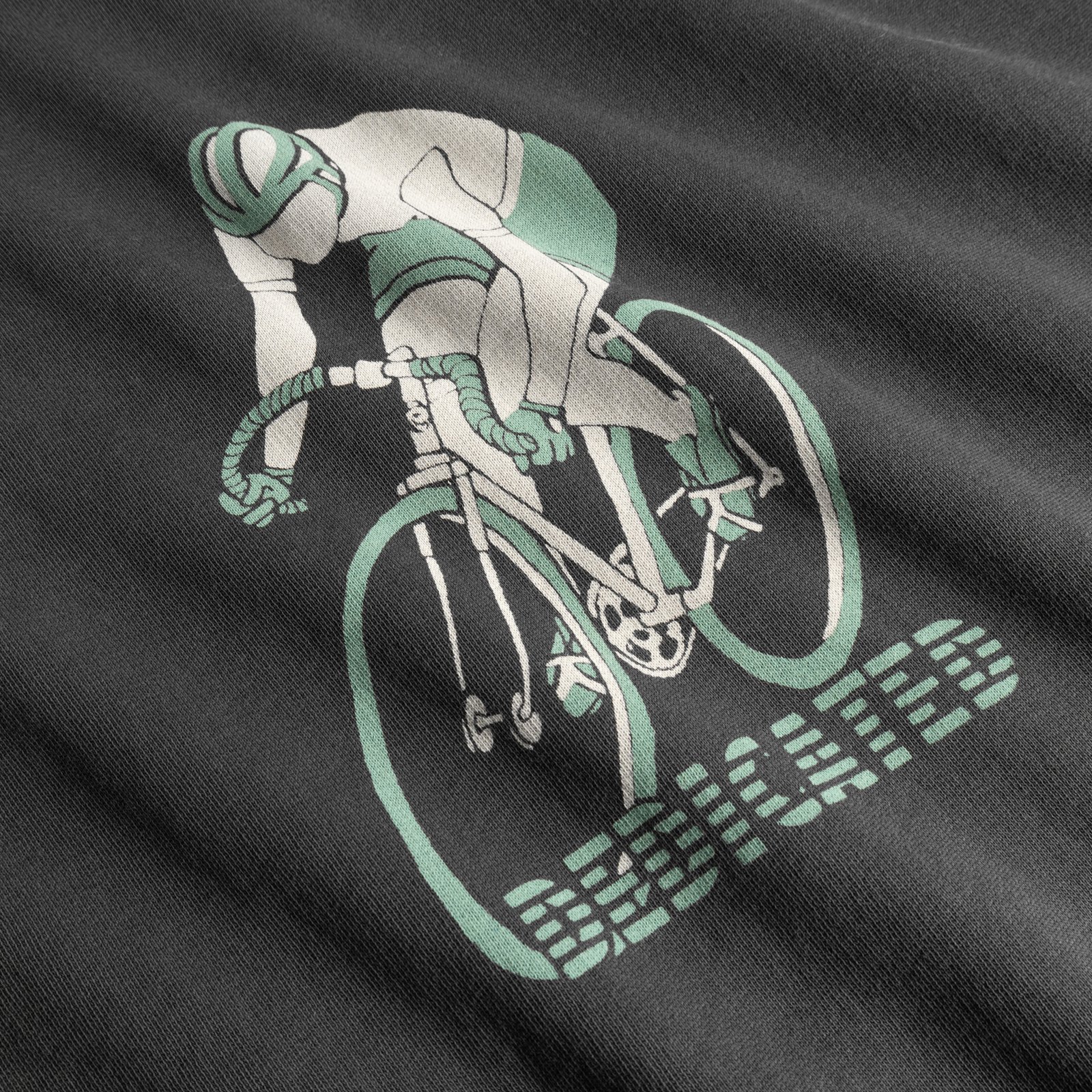 Sweatshirt Malmoe Retro Bike Charcoal