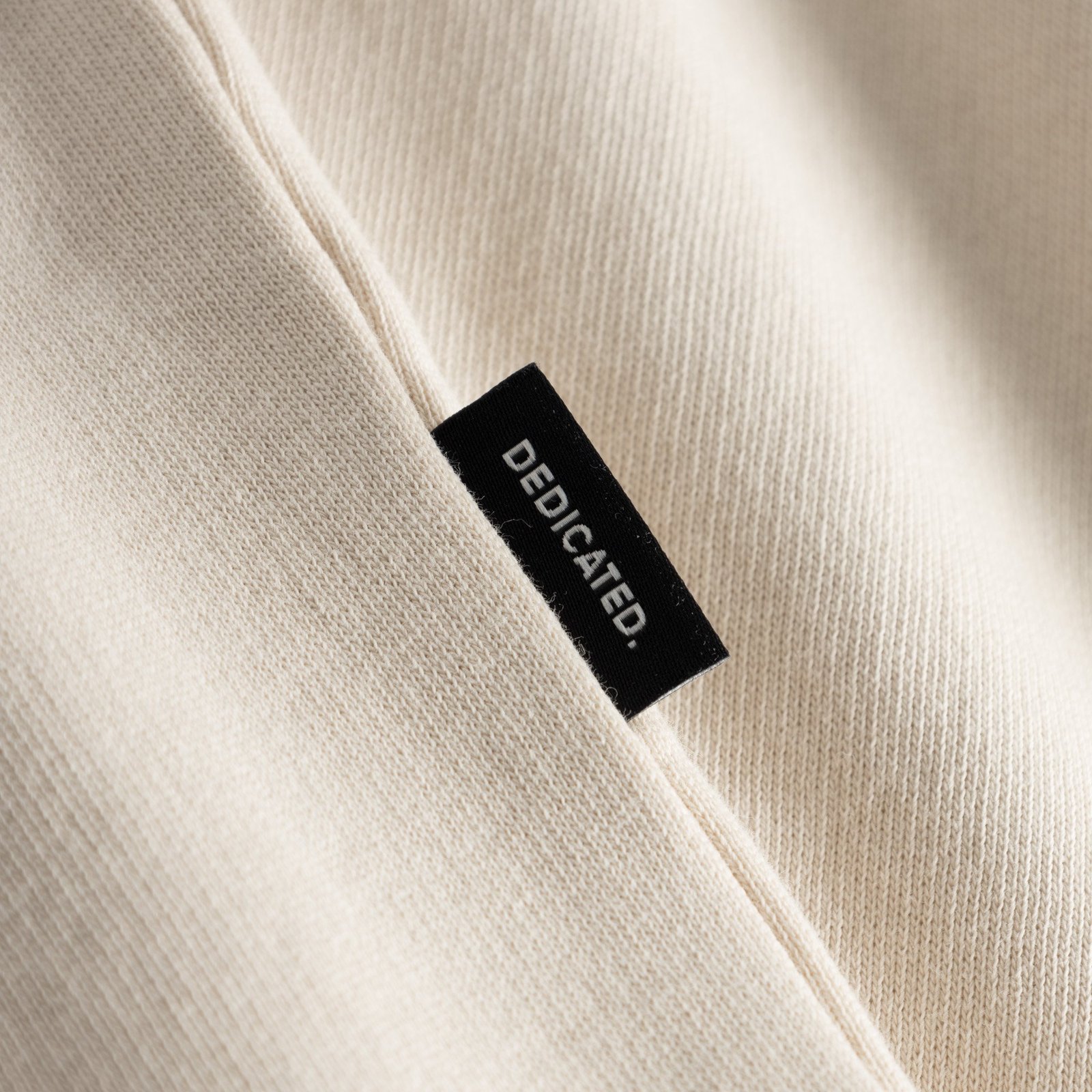 Sweatshirt Malmoe Sound System Logo Oat White