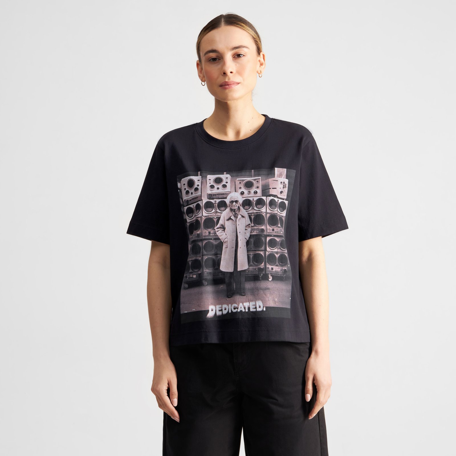 T-shirt Vadstena Lady Loudspeakers Black