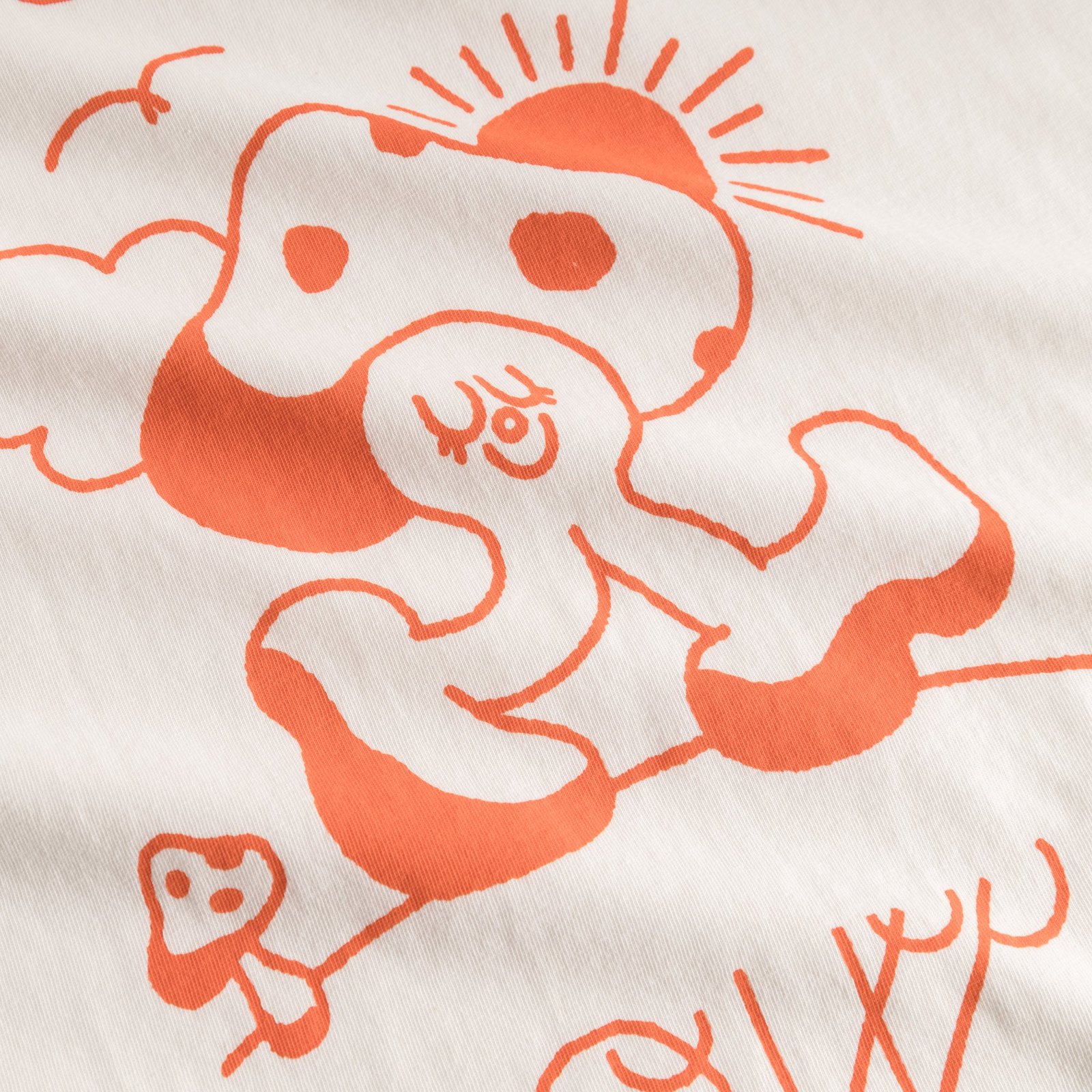 T-shirt Vadstena Slow Down Off White