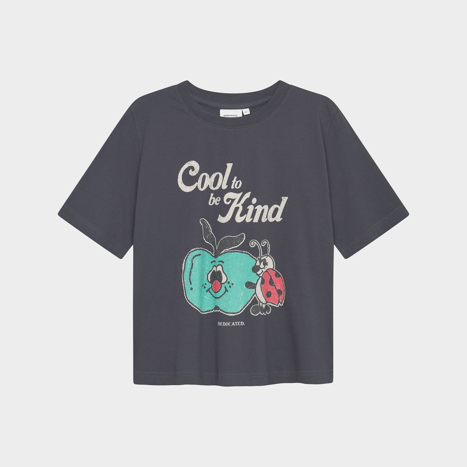 T-shirt Vadstena Kind To Be Cool Charcoal