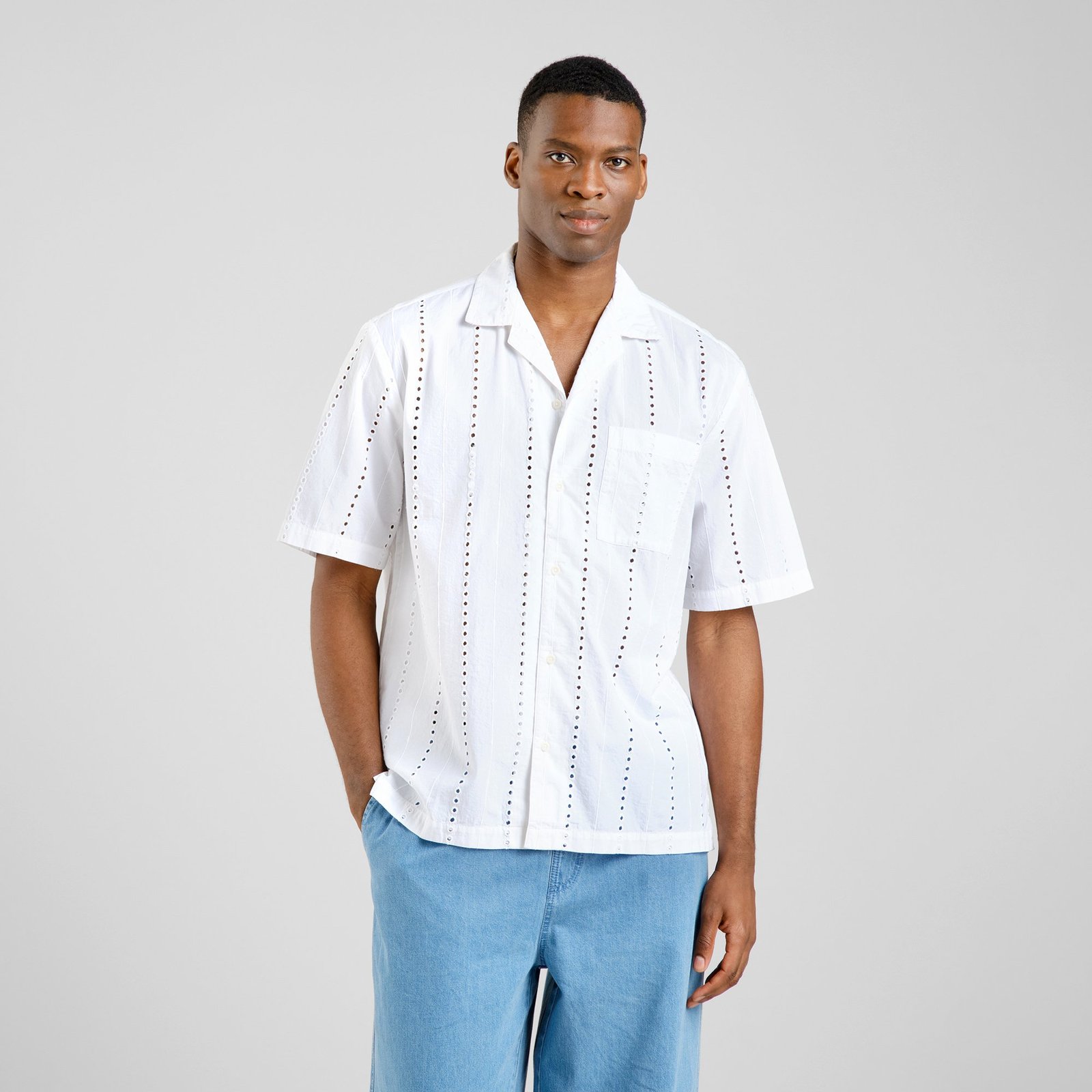 Shirt Marstrand Schiffli White