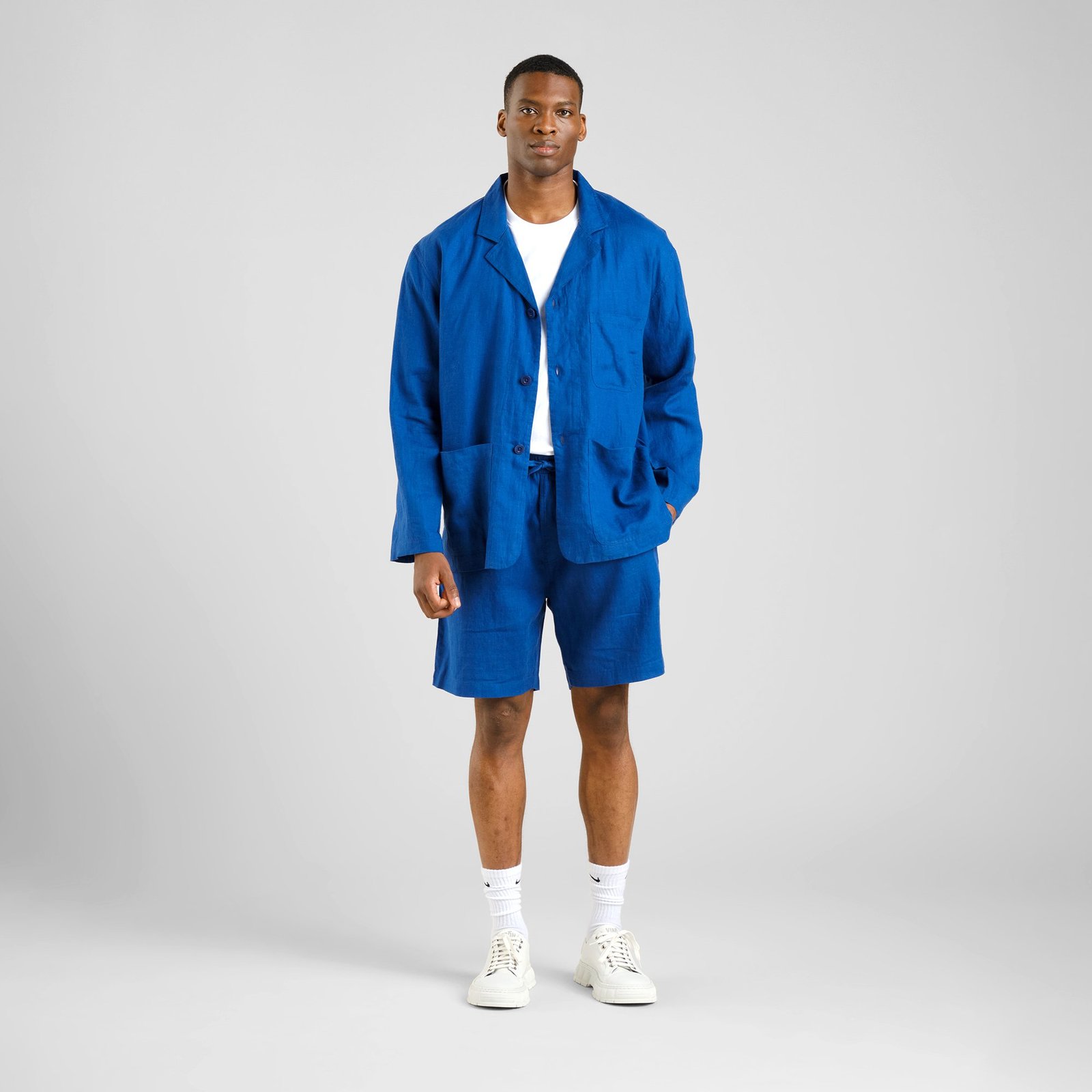 Blazer Hornstull Linen Limoges Blue