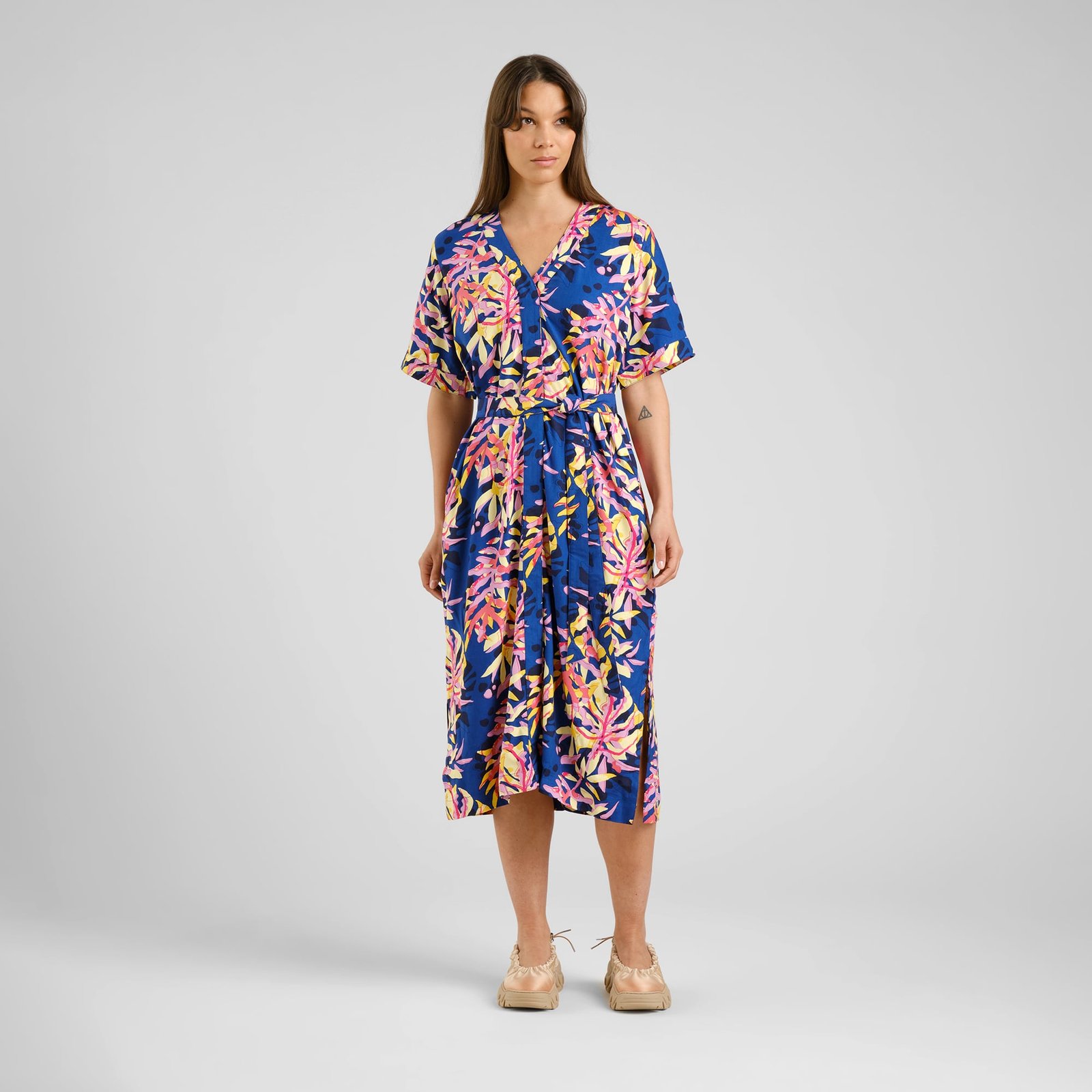 Dress Kallvik Tropical Collage Multi Color