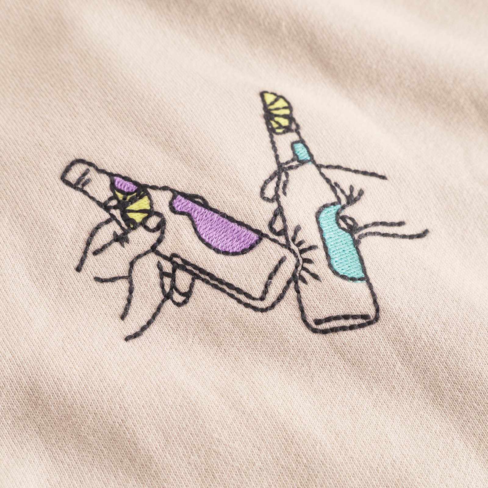 Hoodie Falun Cheers Oat White