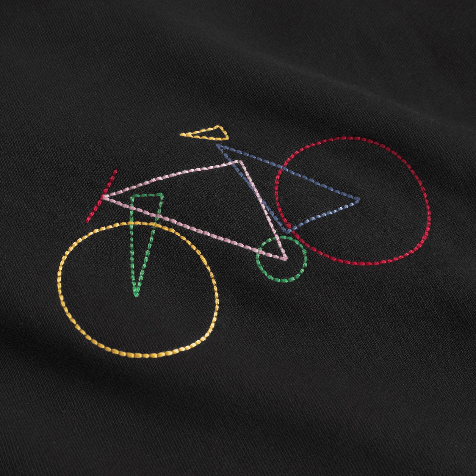 Hoodie Falun Paper Cut Bike Black