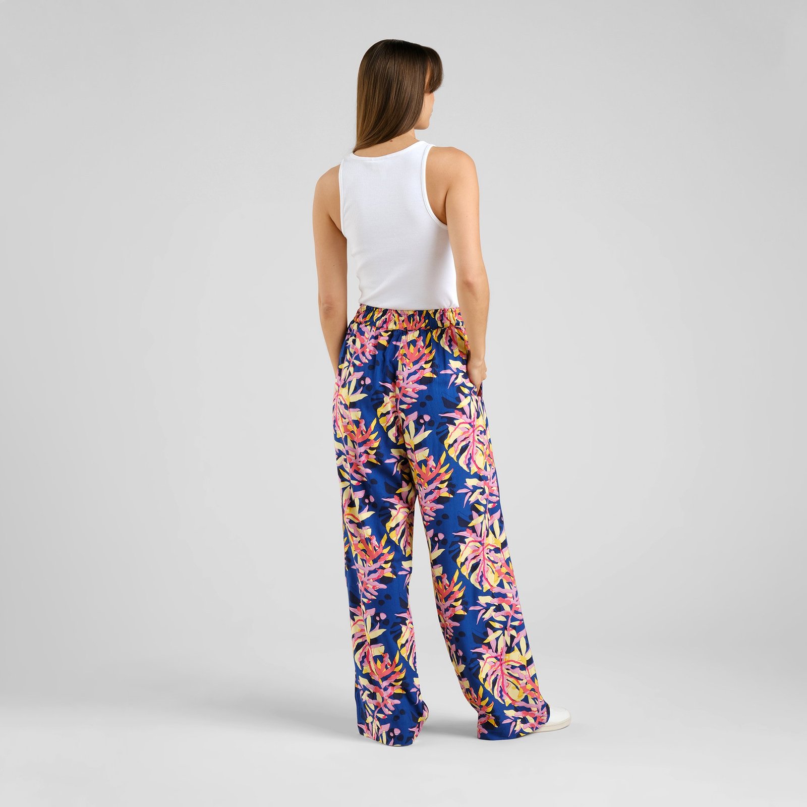 Pants Ale Tropical Collage Multi Color