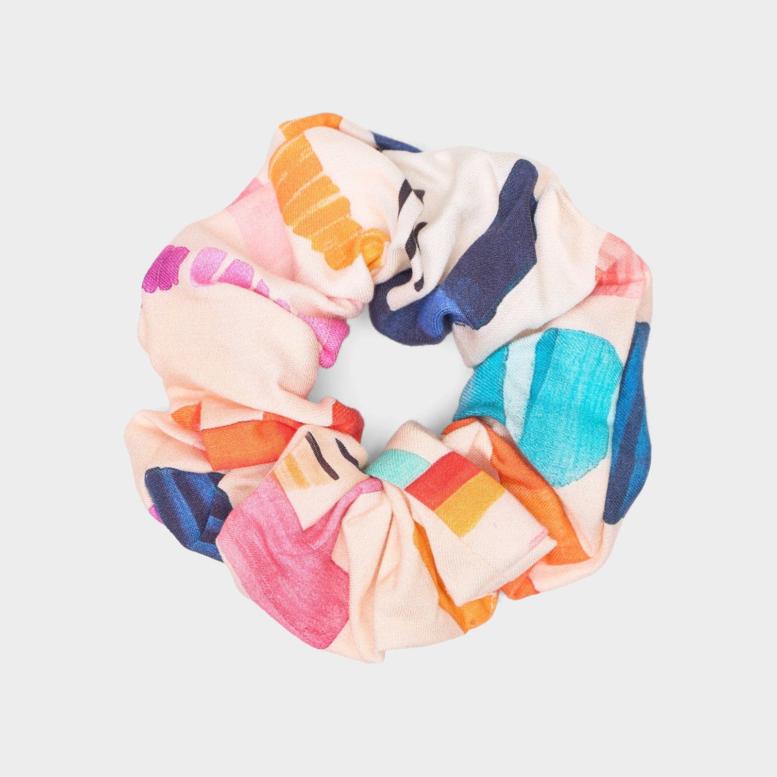 Scrunchie Summer Abstract Multi Color