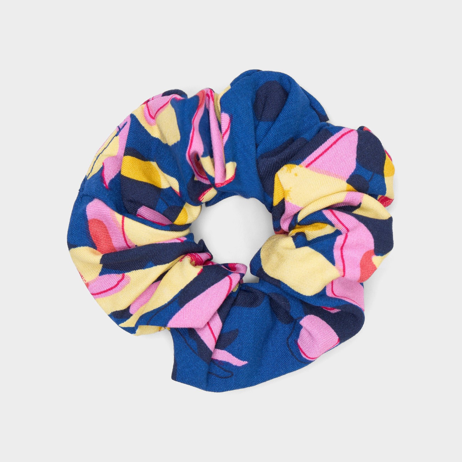 Scrunchie Tropical Collage Multi Color