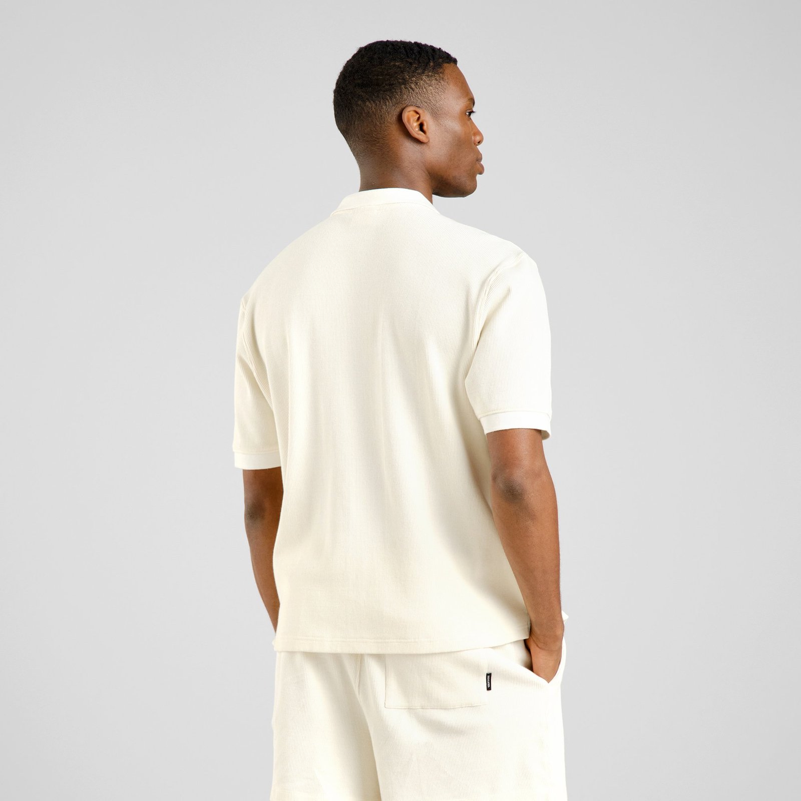 Shirt Falkvik Waffle Off-White
