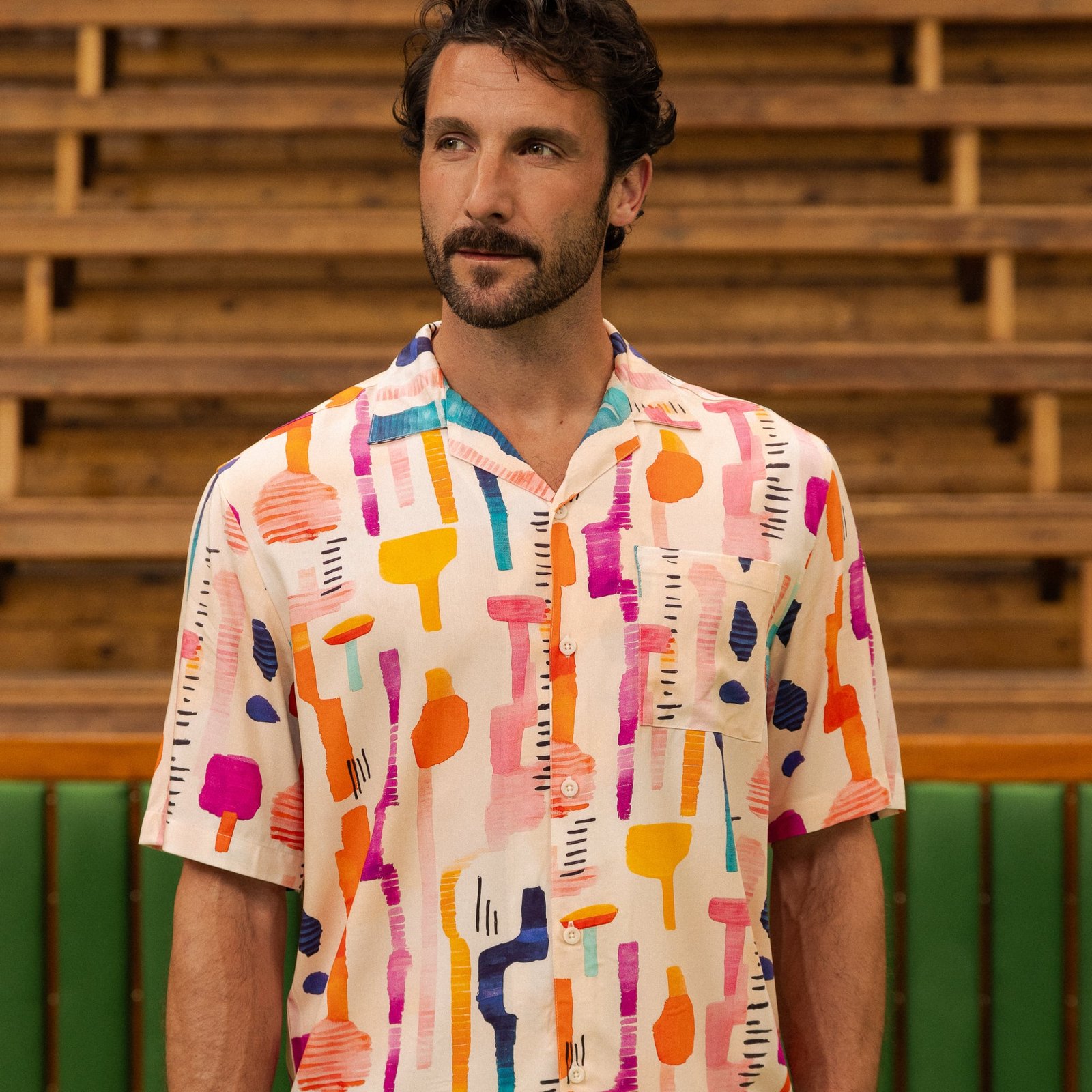 Shirt Marstrand Summer Abstract Multi Color