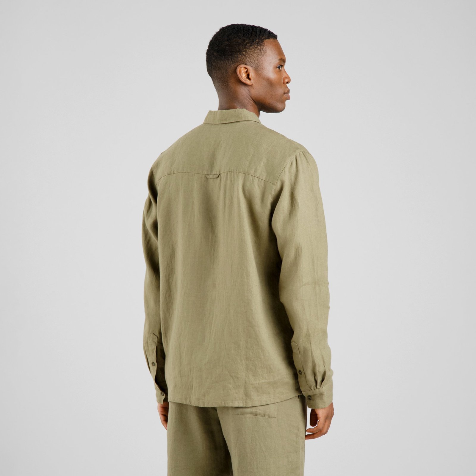 Shirt Rute Linen Leaf Green