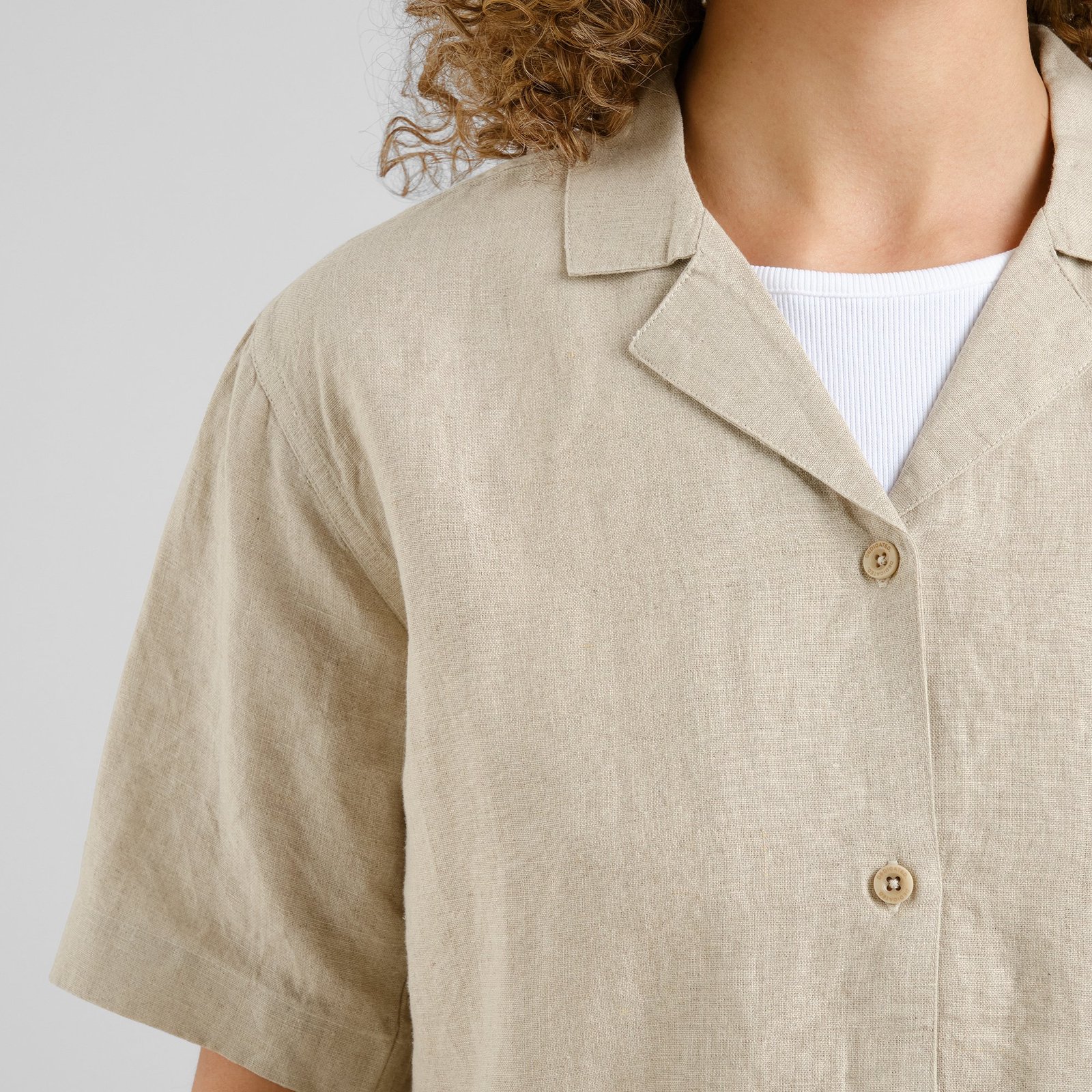 Shirt Torup Linen Ecru