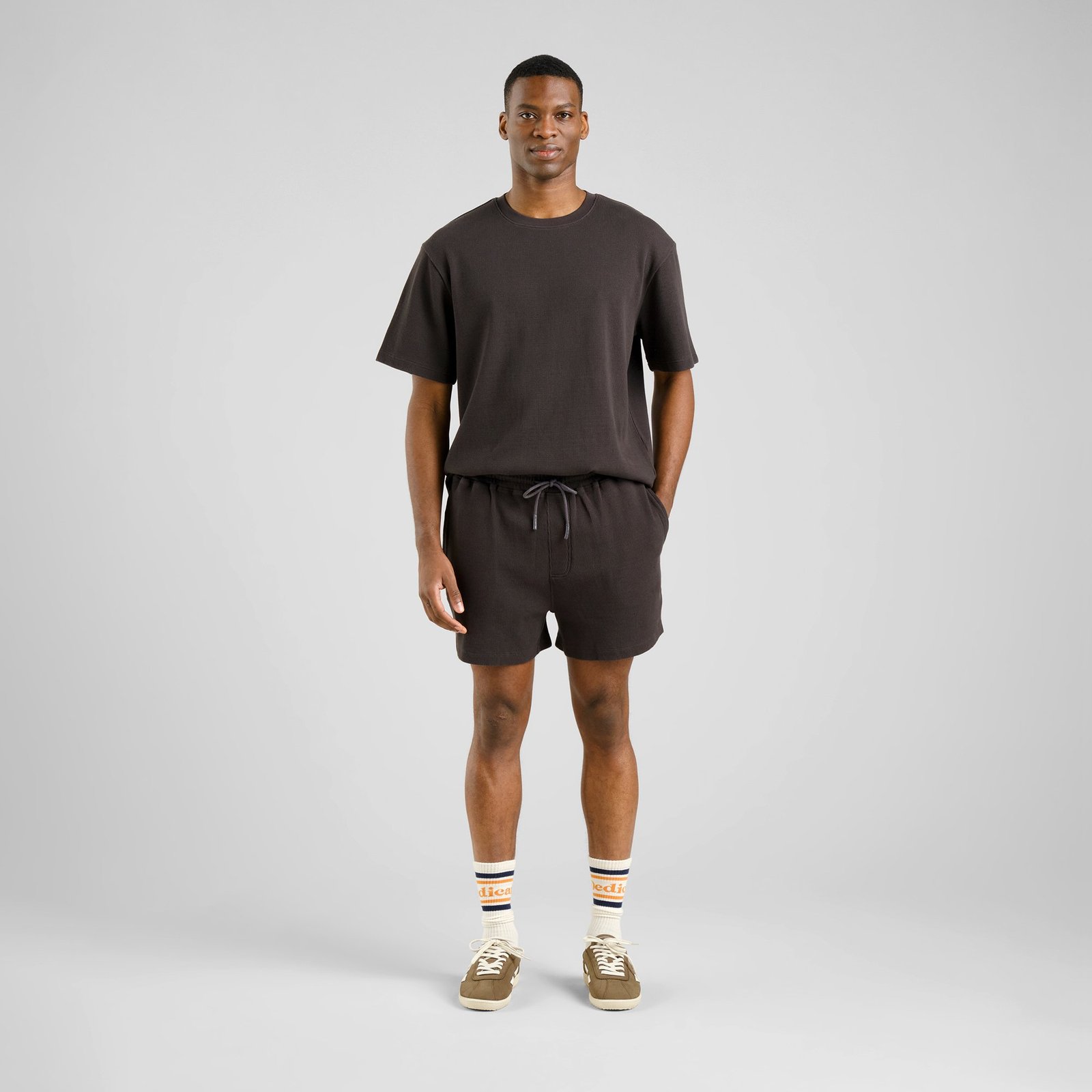 Shorts Essingen Waffle Phantom Black