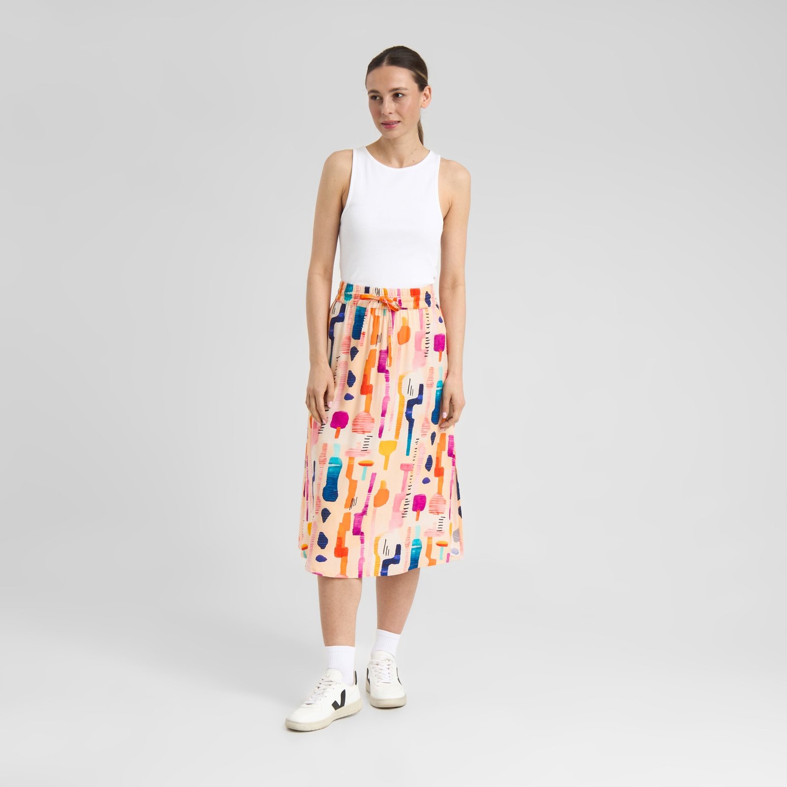 Skirt Klippan Summer Abstract Multi Colo