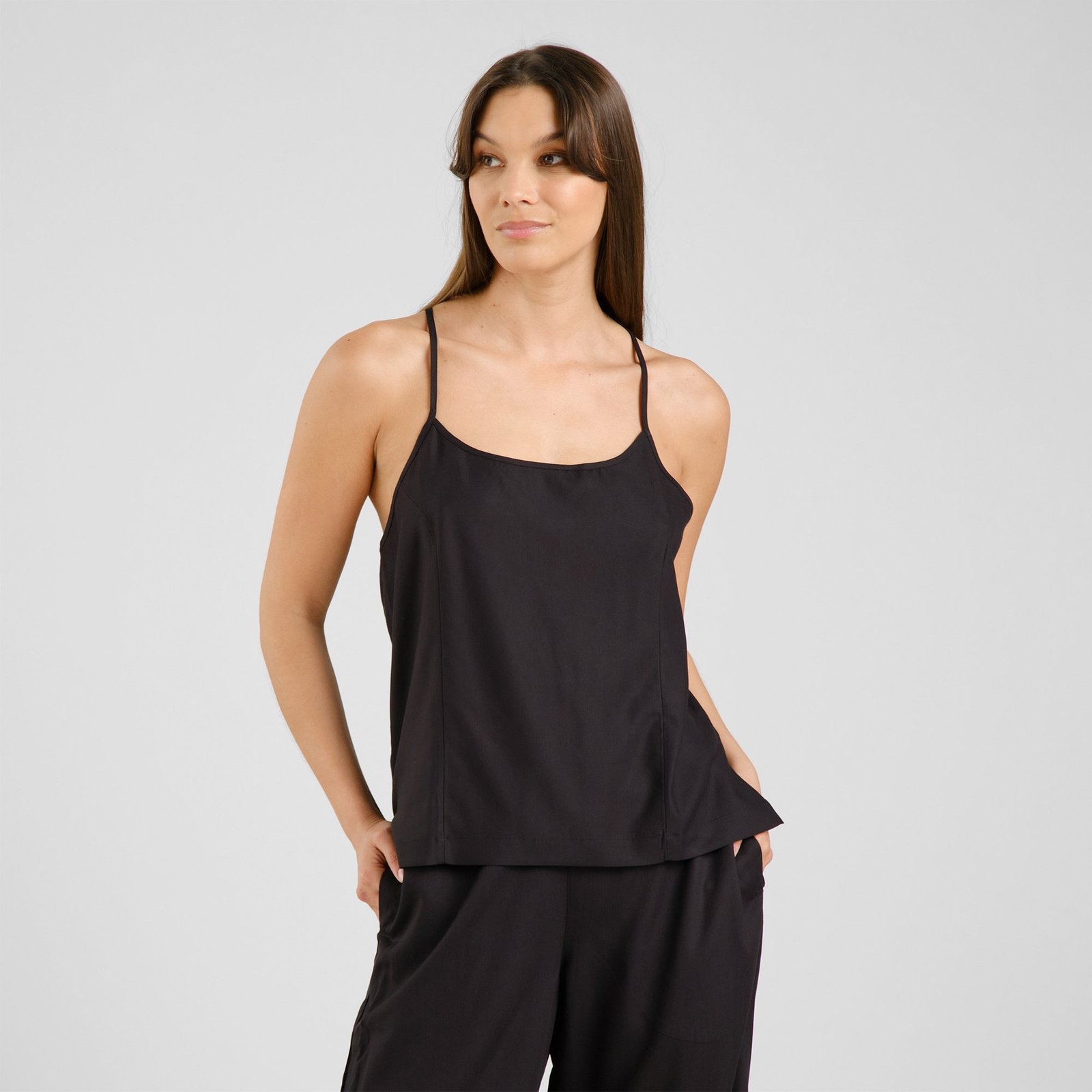 Strap Top Hoby Black