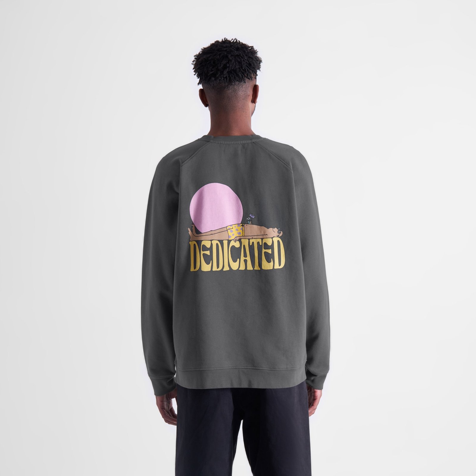 Sweatshirt Malmoe Vacay Logo Charcoal