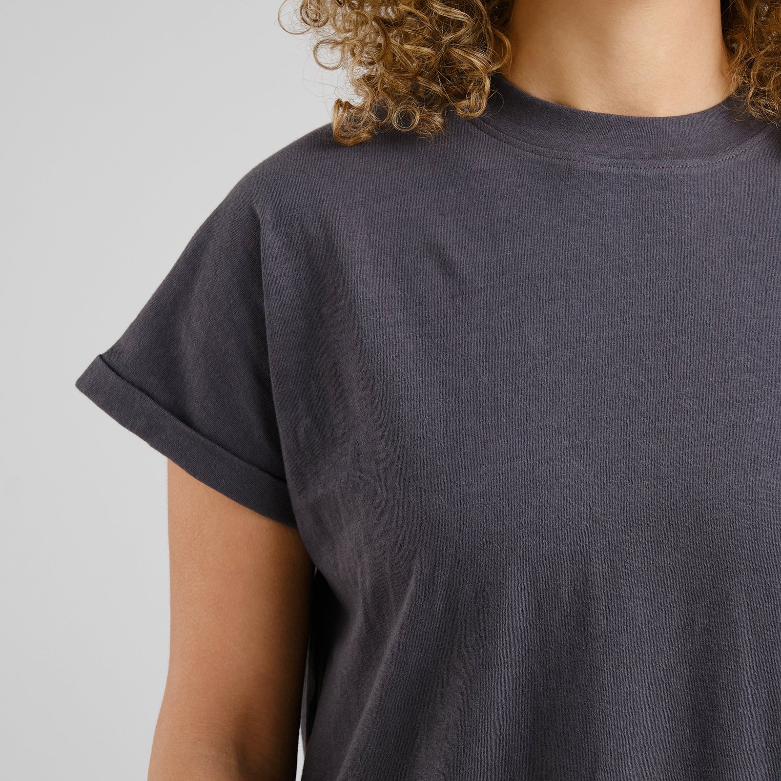 T-shirt Dress Eksta Hemp Charcoal