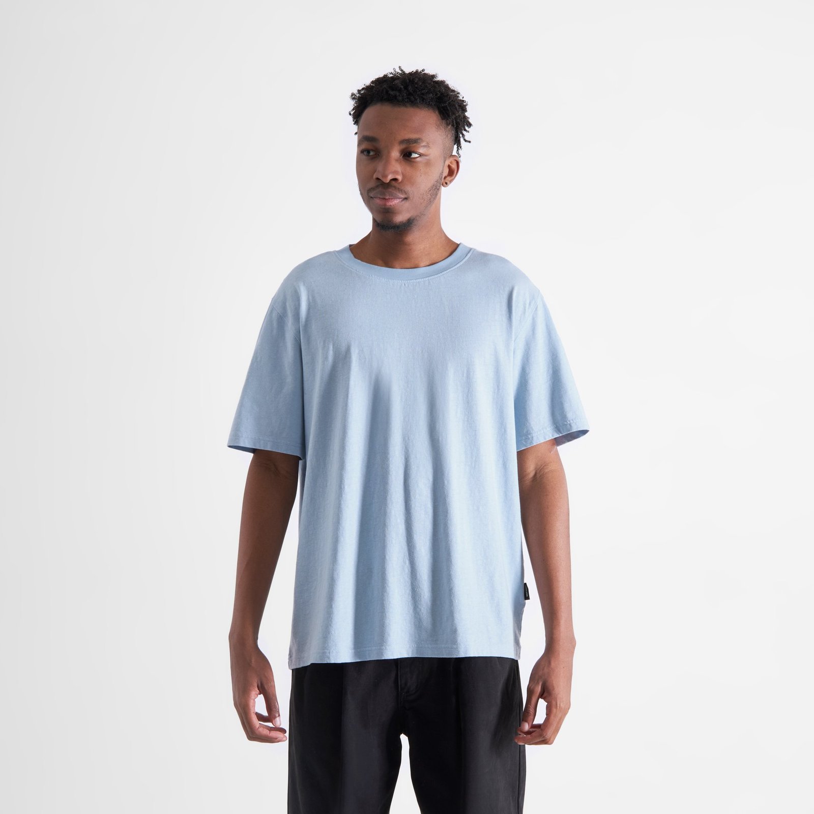 T-shirt Gustavsberg Hemp Skyway Blue