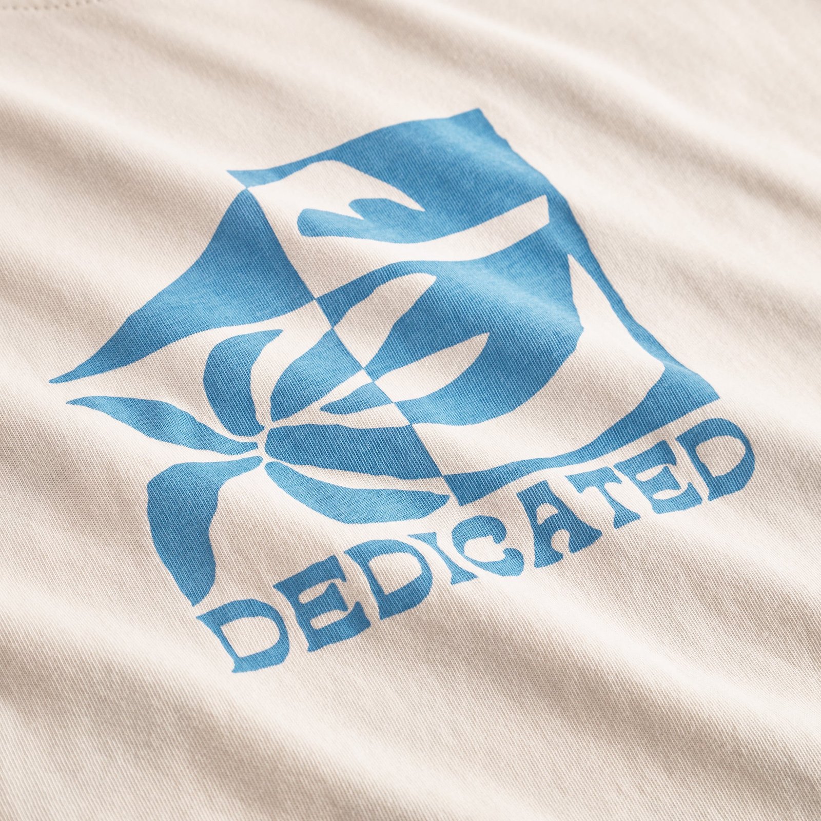 T-shirt Stockholm Beach Break Oat White