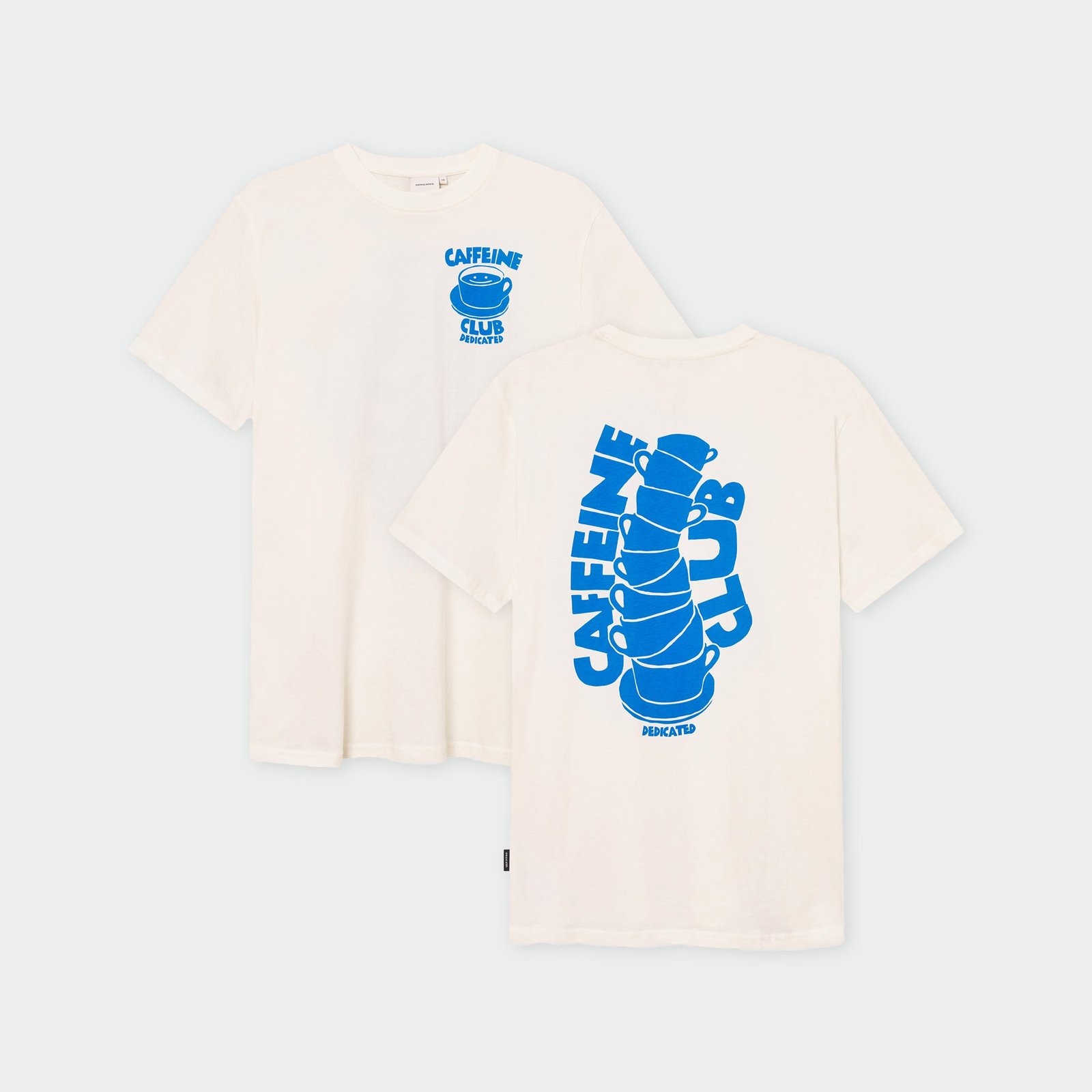 T-shirt Stockholm Caffeine Club Off-White