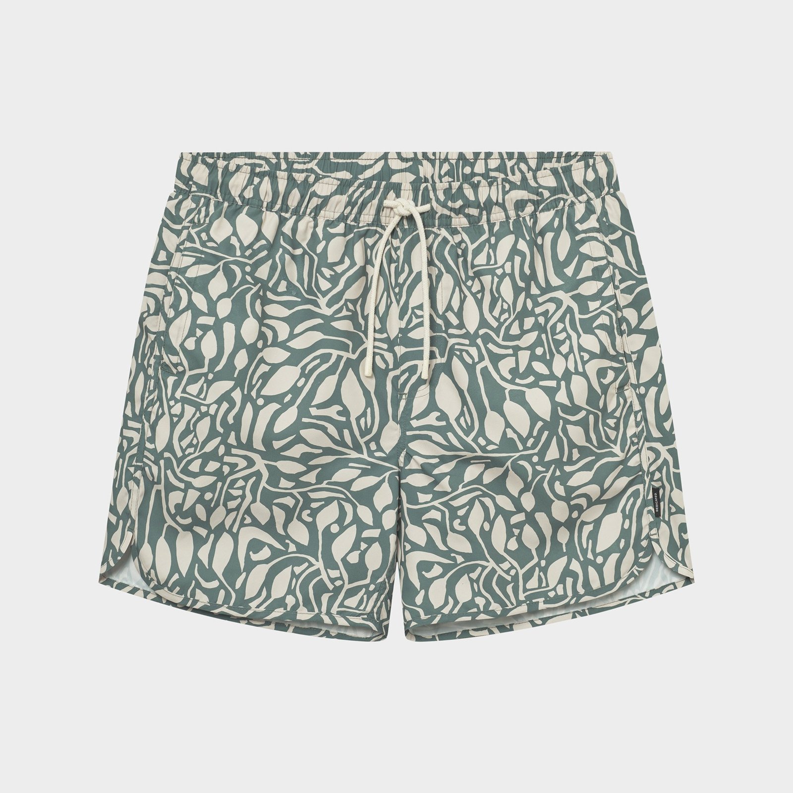 Swim Shorts Sandhamn Leaf Mosaic Leaf Green