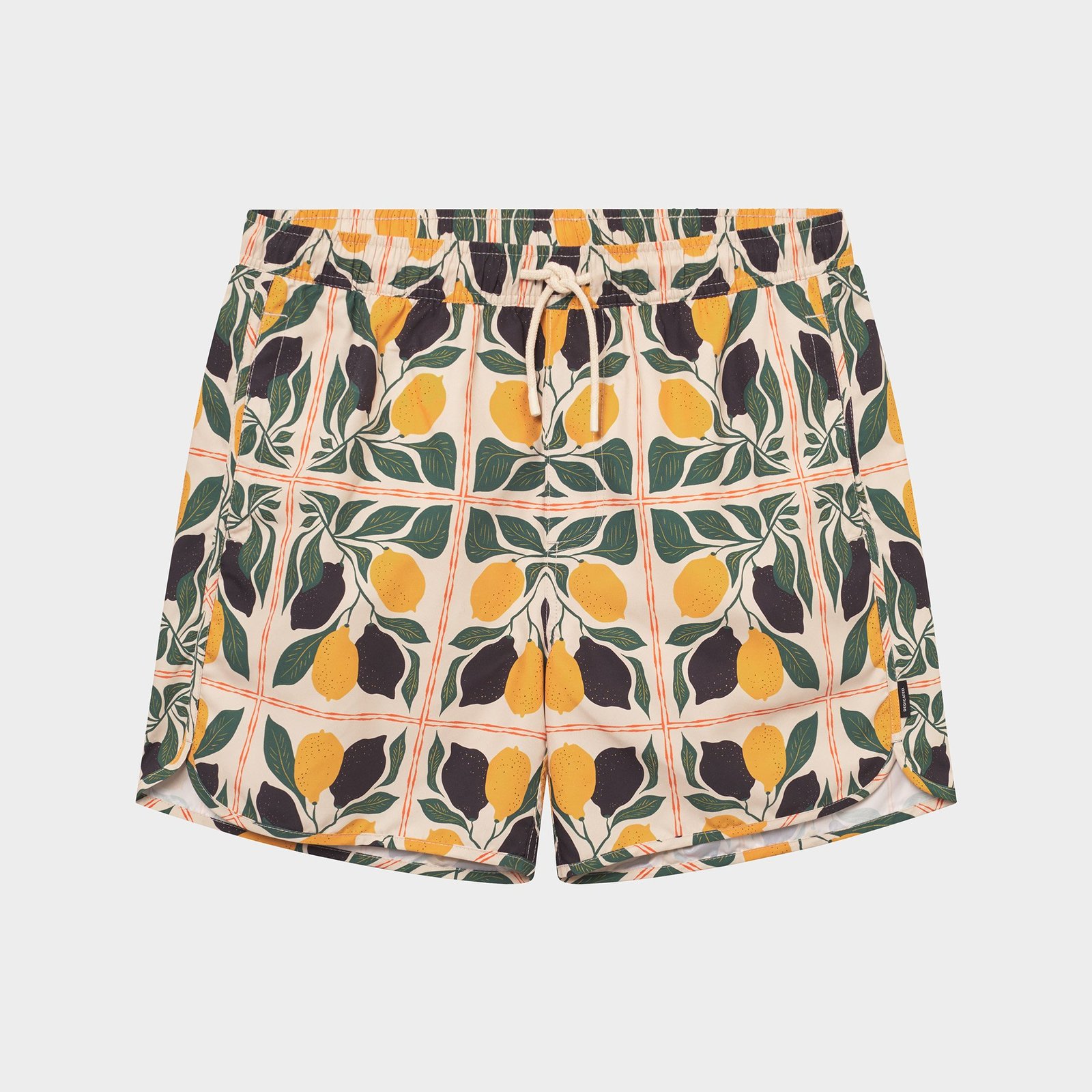 Swim Shorts Sandhamn Lemon TIles Oat White