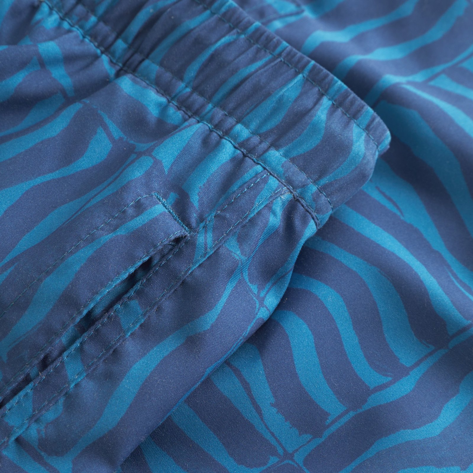 Swim Shorts Sandhamn Wave Tiles Blue