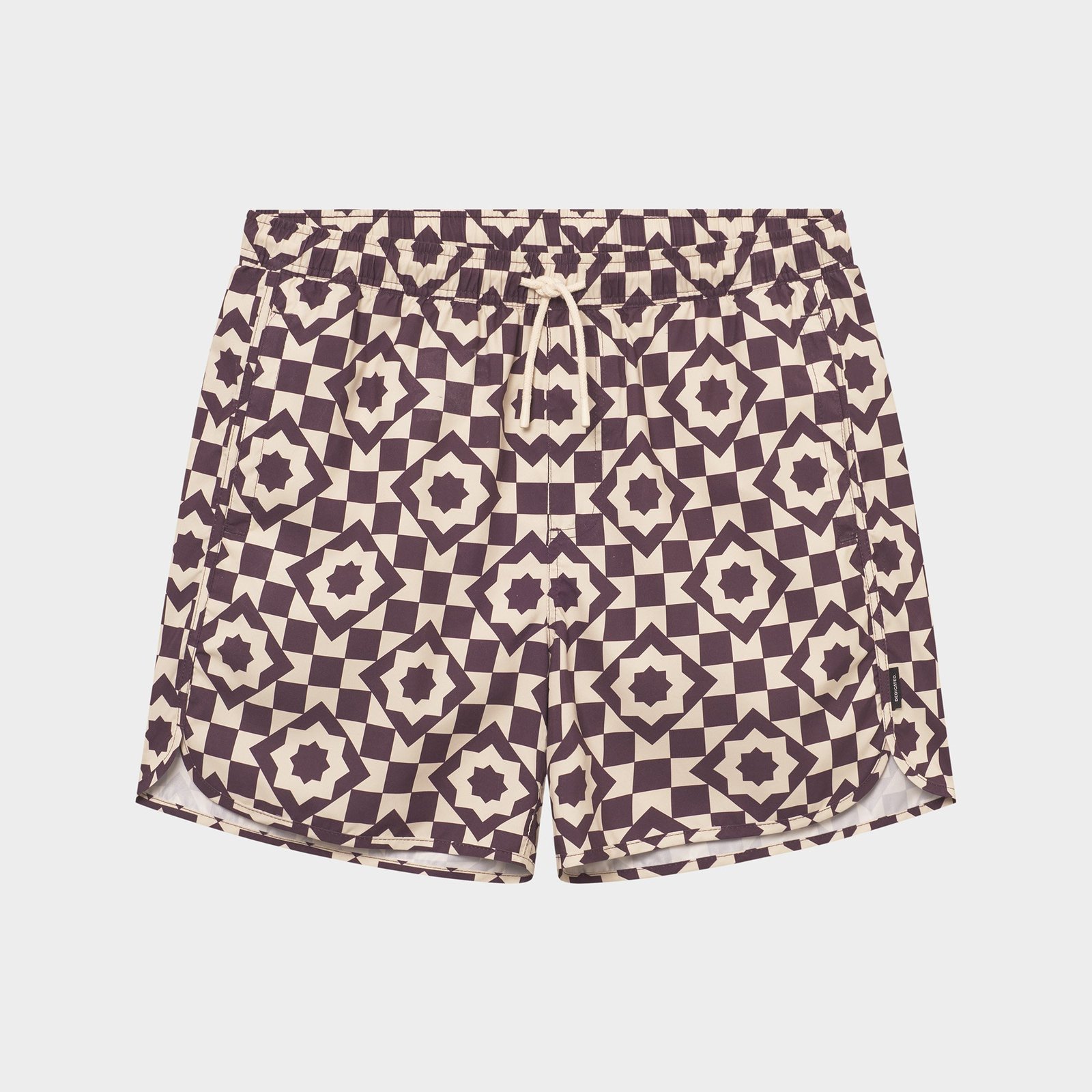 Swim Shorts Sandhamn Mosaic Star Plum Purple