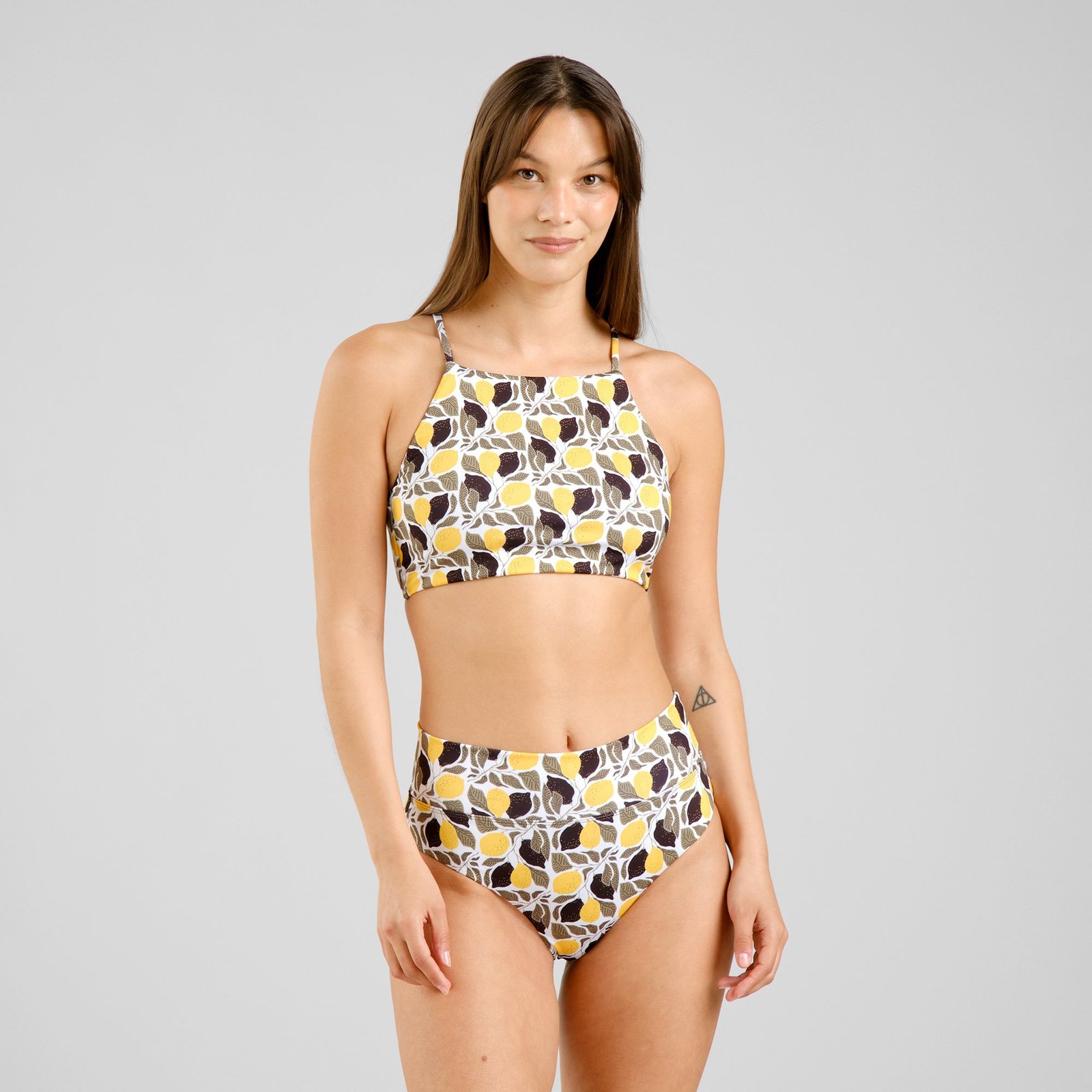Bikini Pants Slite Lemon Bricks Multi Color