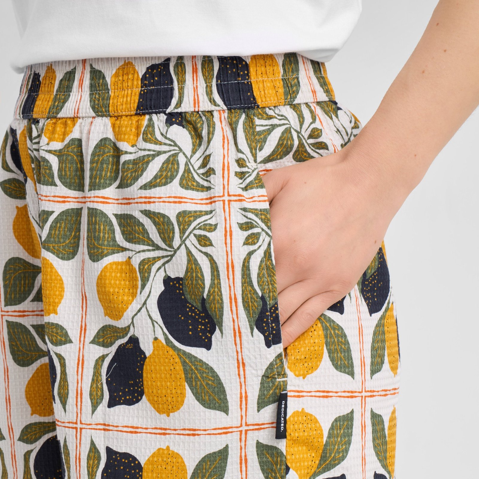 Shorts Aspudden Lemon Tiles Oat White