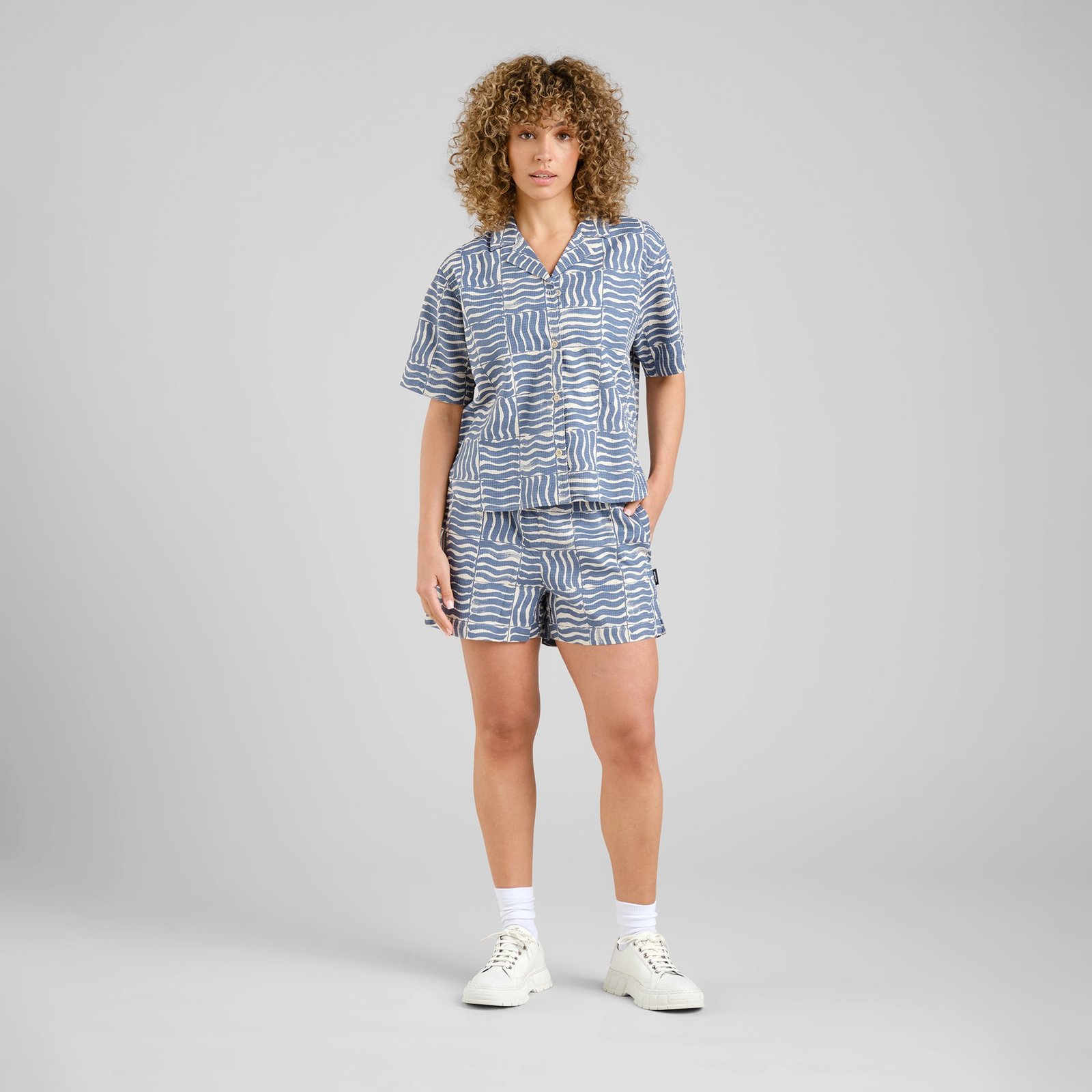 Shorts Aspudden Wave Tiles Blue