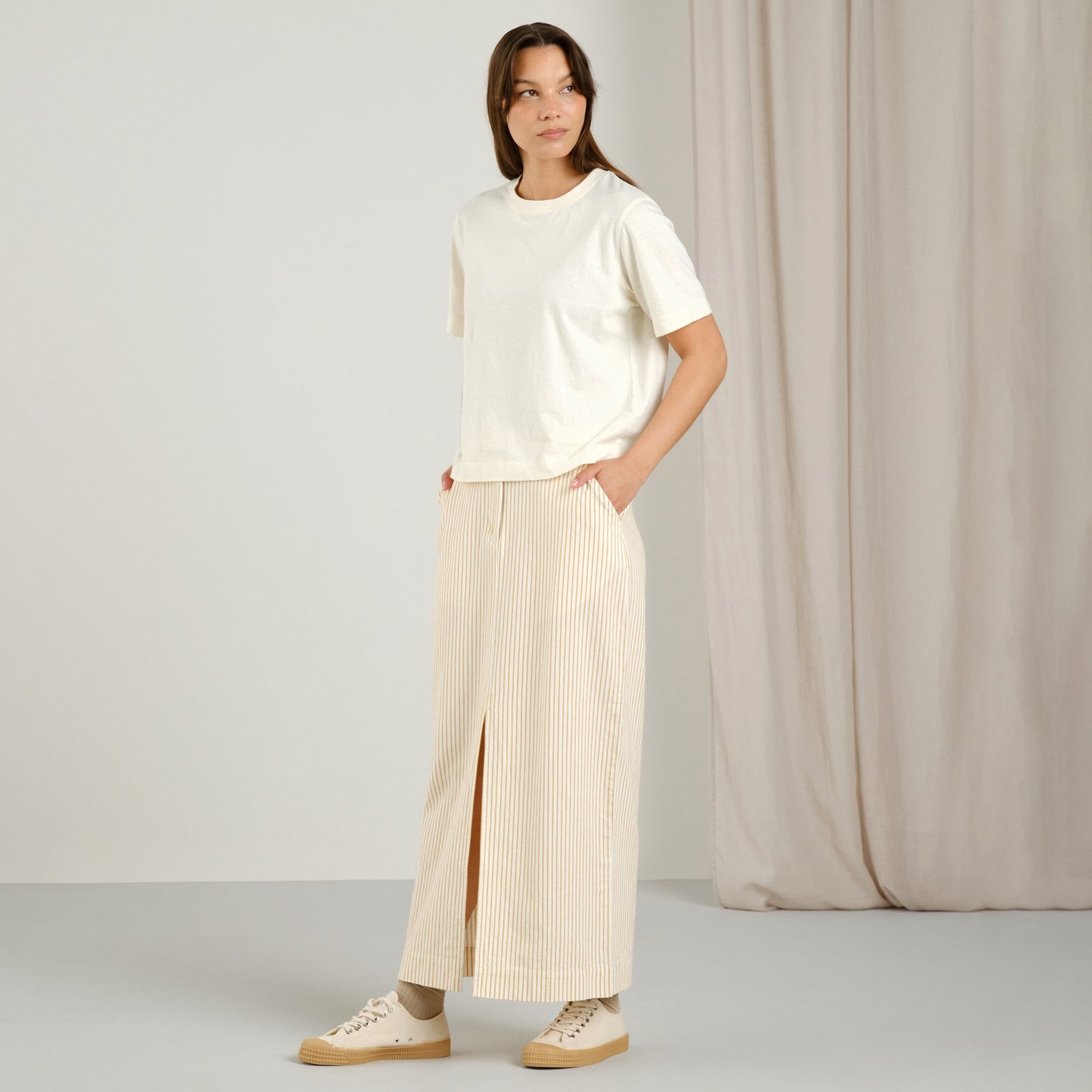 Skirt Finsta Work Stripe Yellow