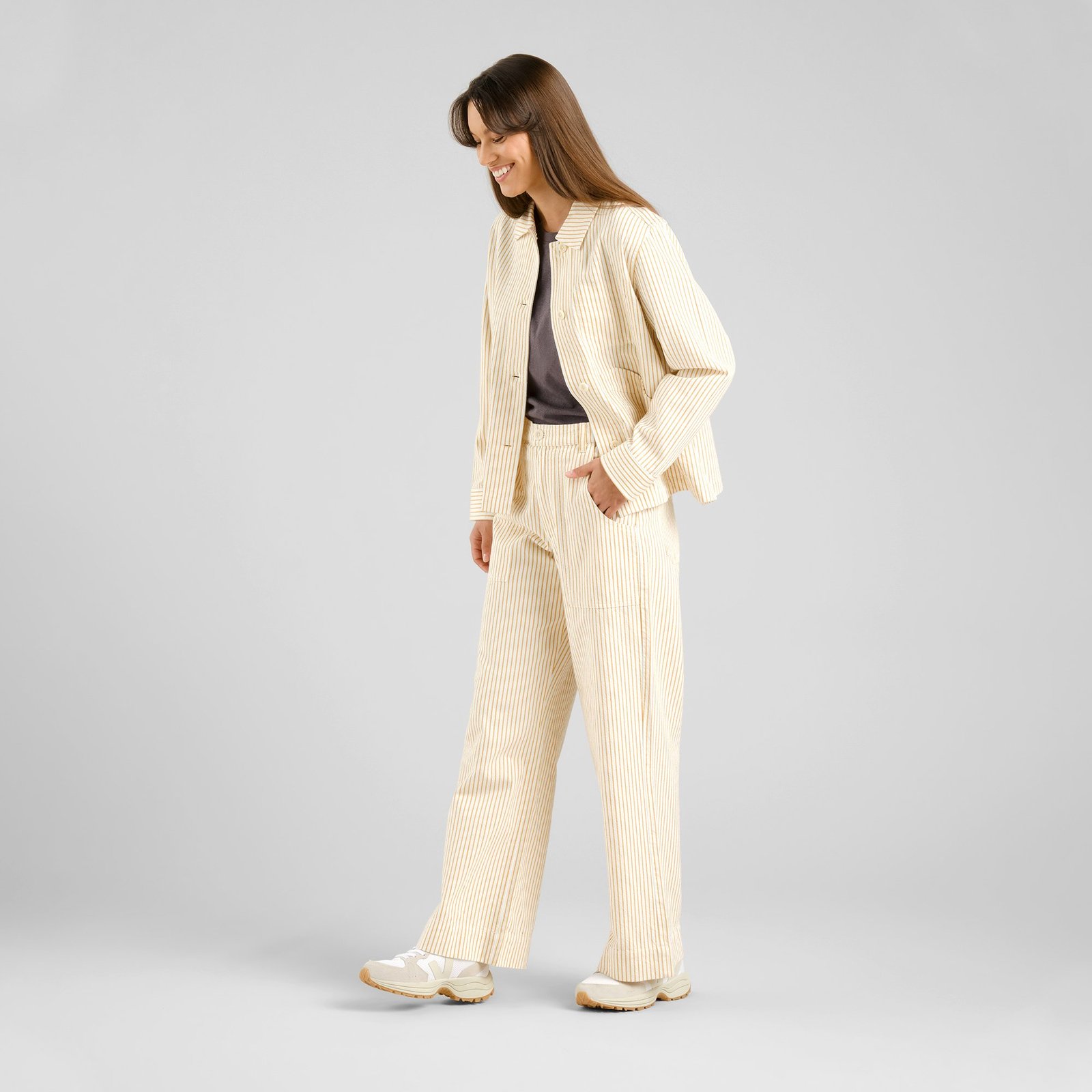 Workwear Pants Vara Work Stripe Yellow