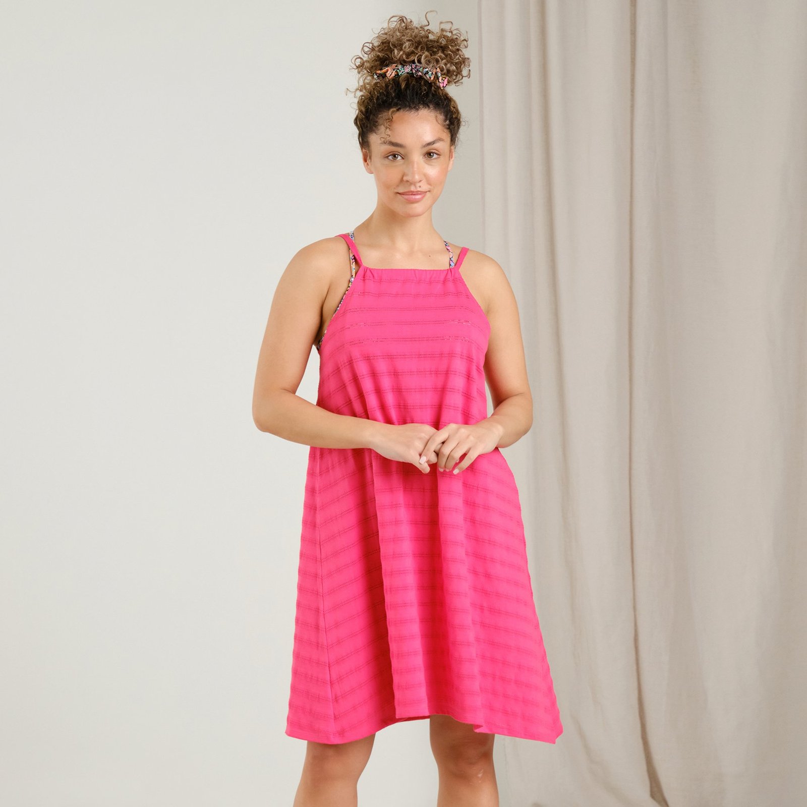 Dress Nykvarn Lace Raspberry Pink