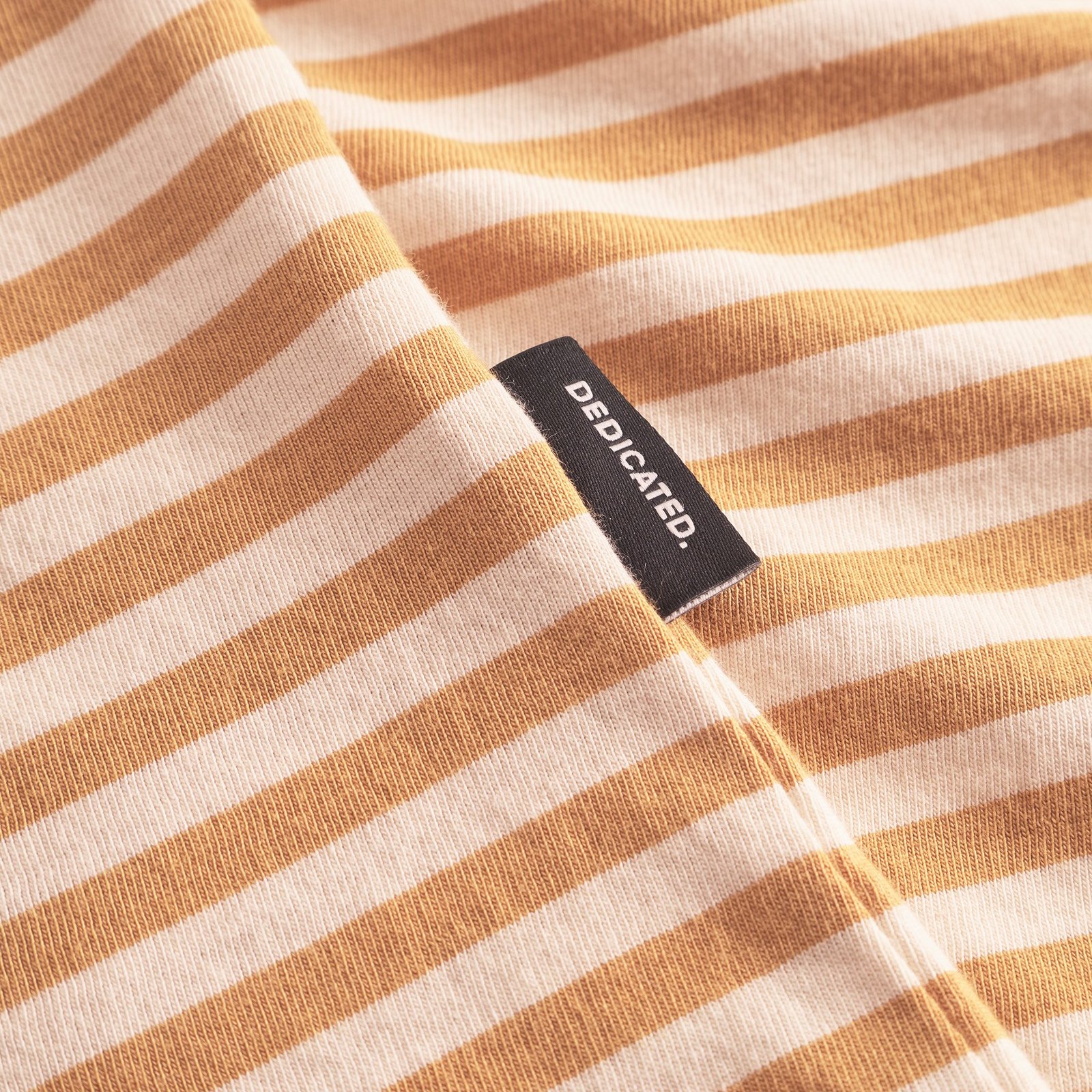 T-shirt Stockholm Stripes Gold Yellow