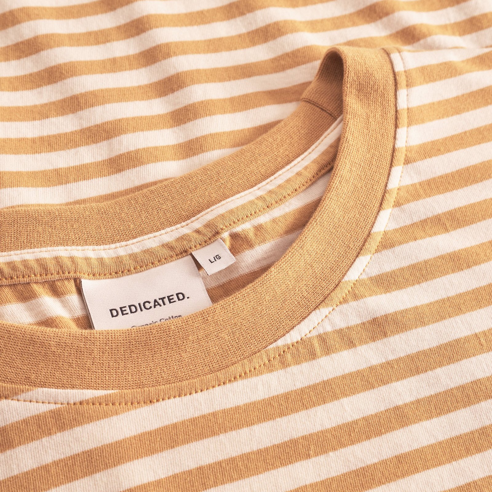 T-shirt Stockholm Stripes Gold Yellow