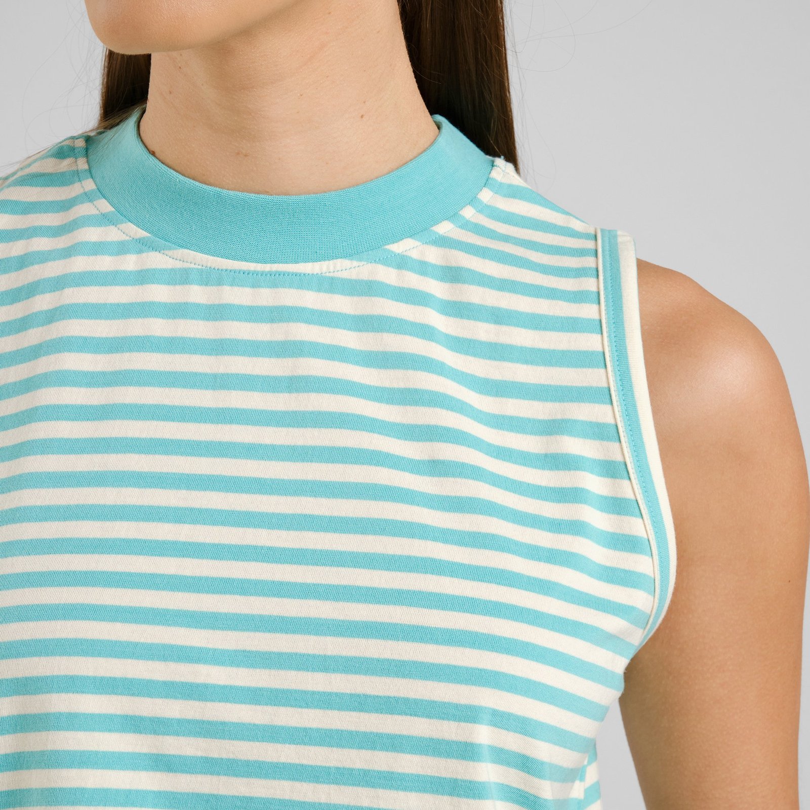 Top Namsos Stripes Pool Blue