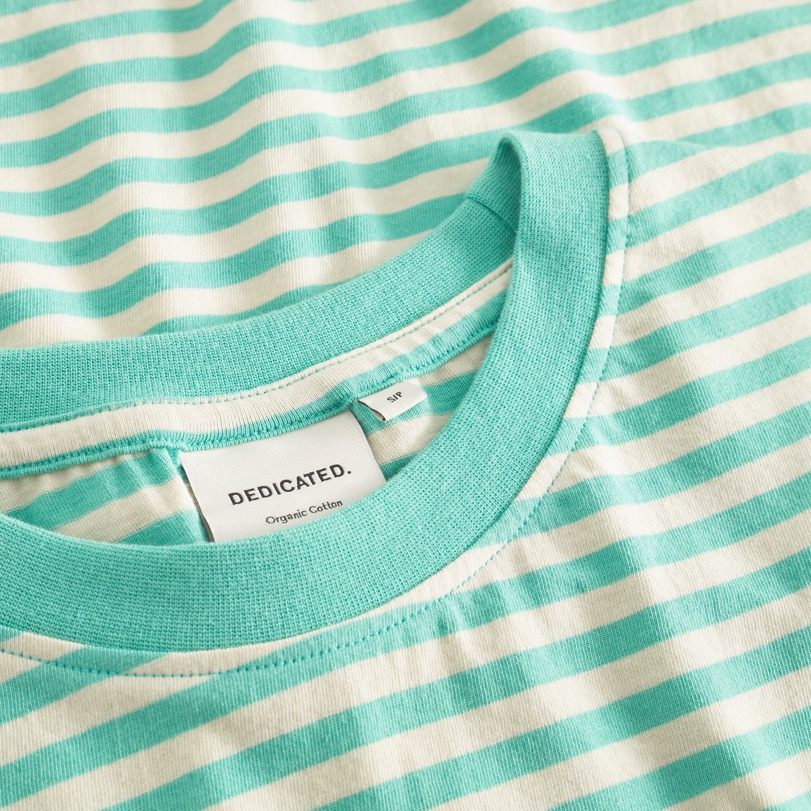 T-shirt Vadstena Stripes Pool Blue