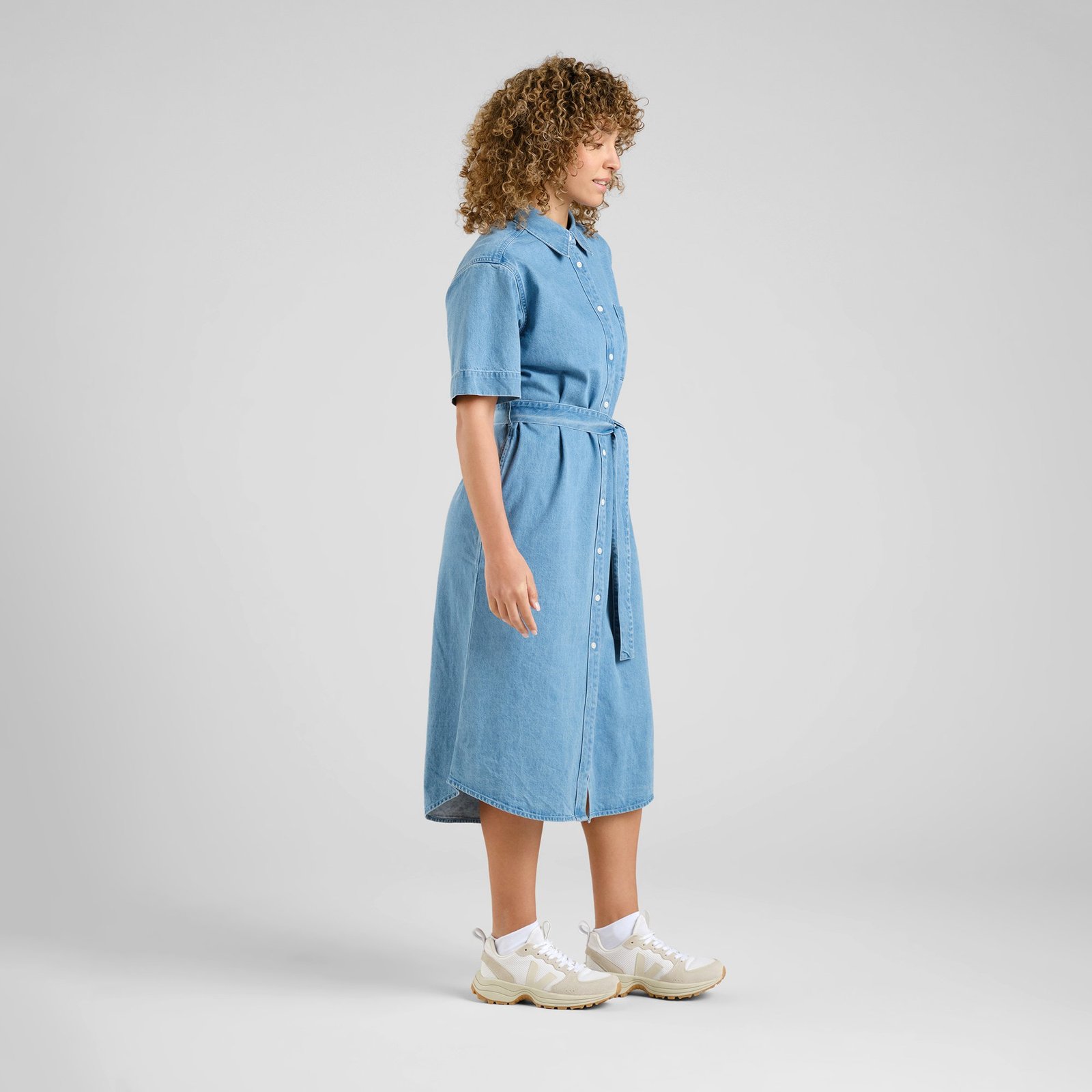 Shirt Dress Ripa Denim Light Blue