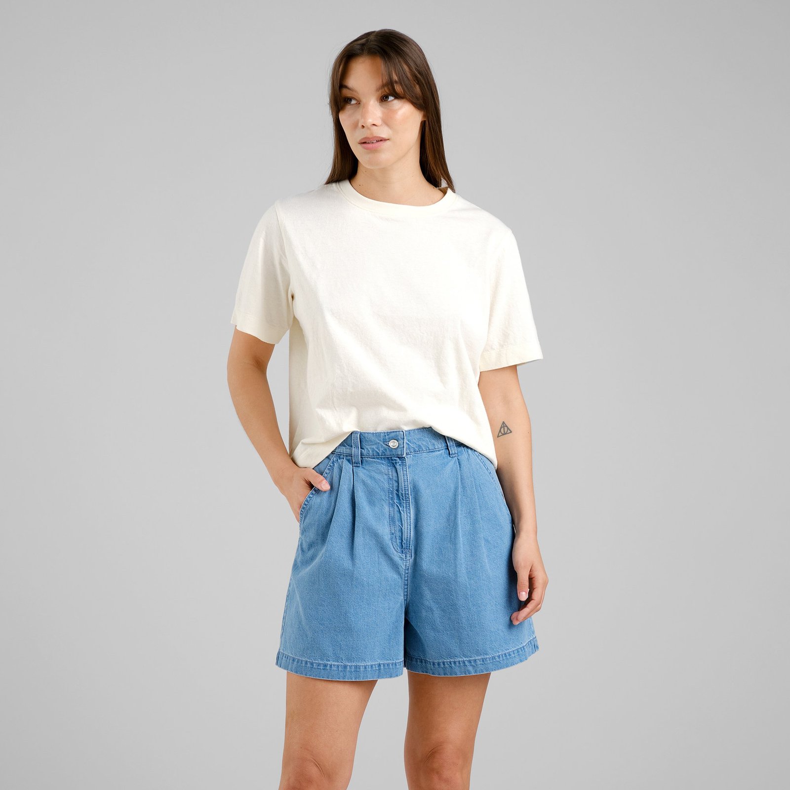 Shorts Djupvik Denim Light Blue