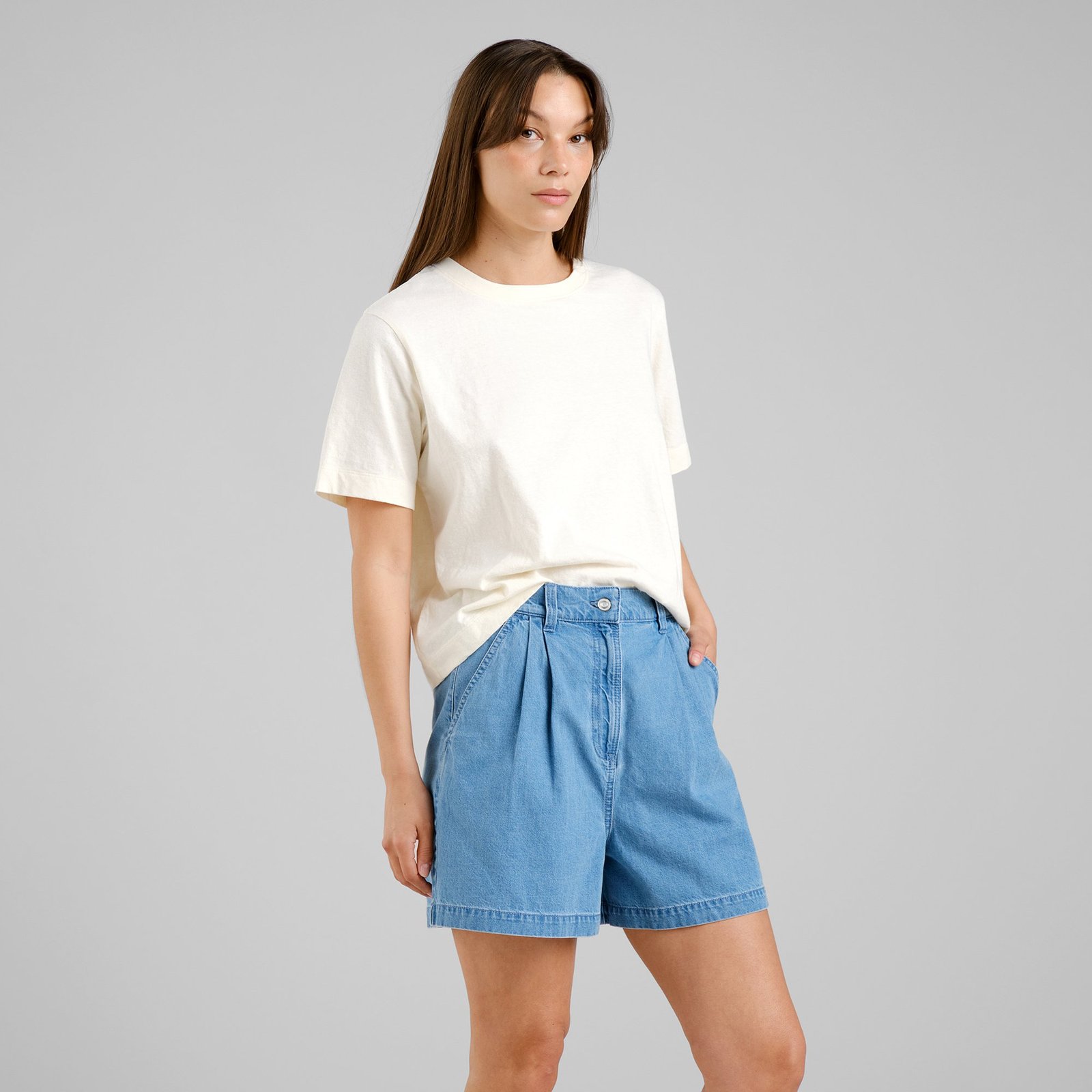 Shorts Djupvik Denim Light Blue