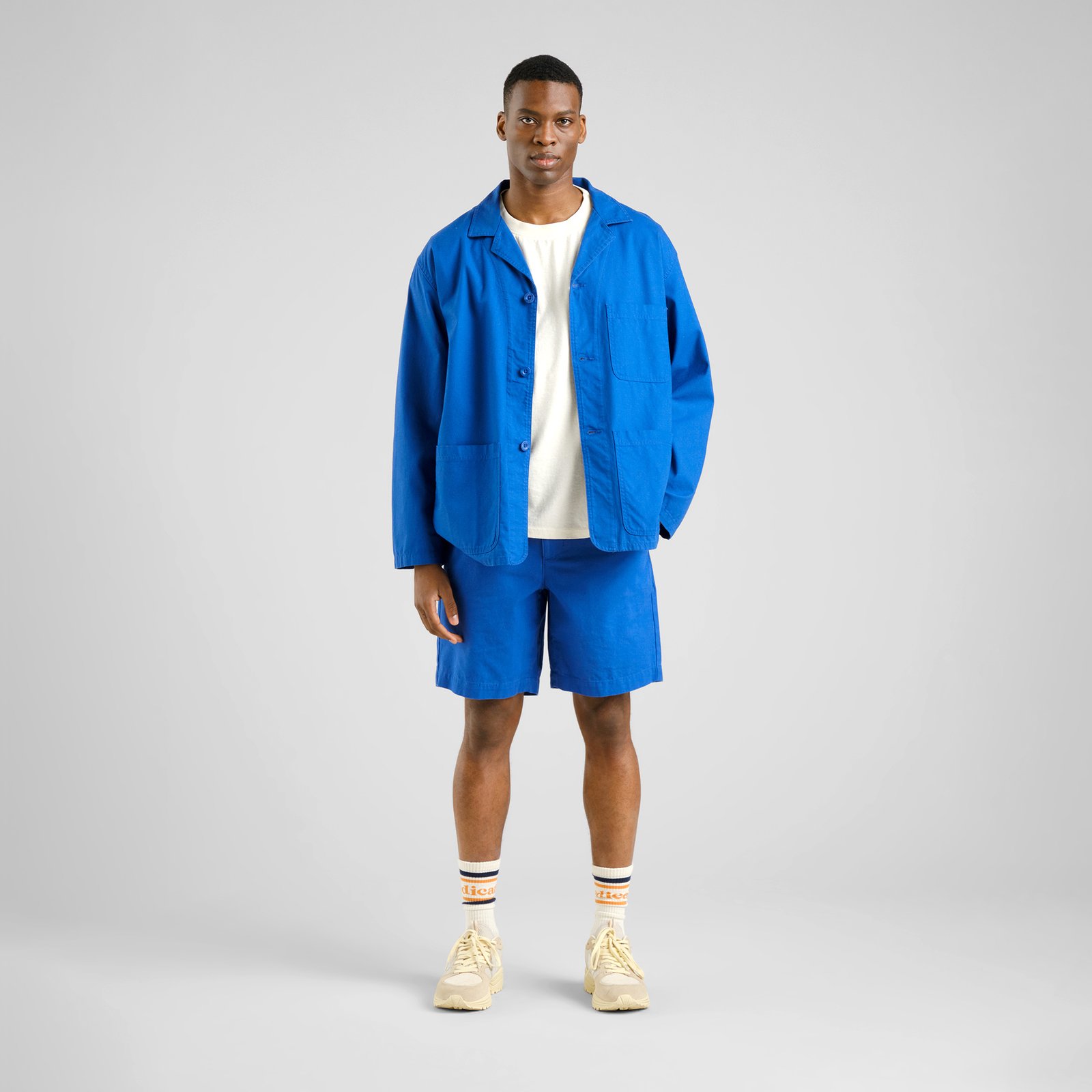 Chino Shorts Nacka Canvas Surf blue