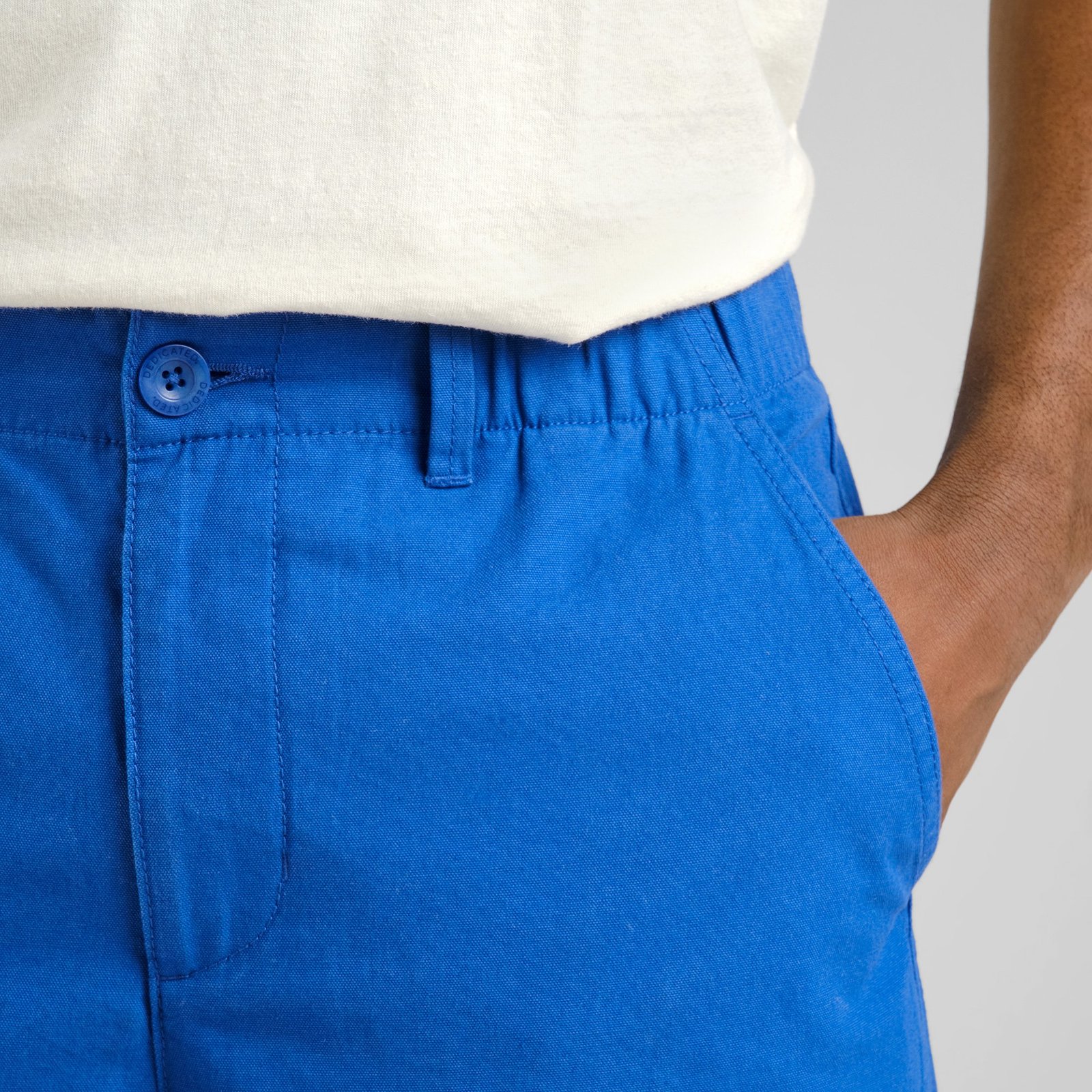 Chino Shorts Nacka Canvas Surf blue
